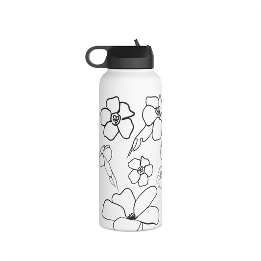 Pua Kenikeni (E) - Stainless Steel Water Bottle