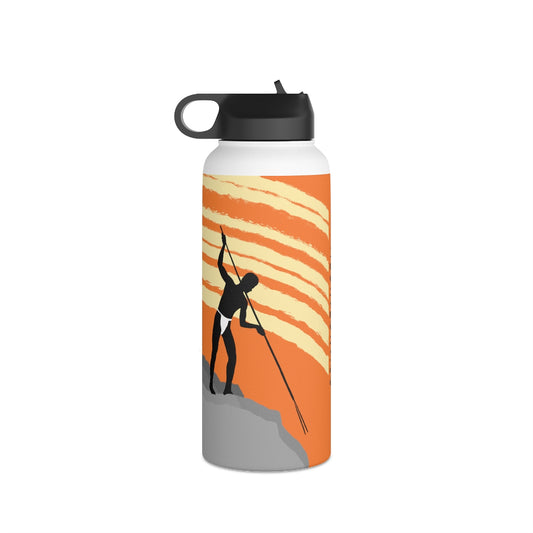 ʻŌkoholua in ʻAlani/Orange - Stainless Steel Water Bottle