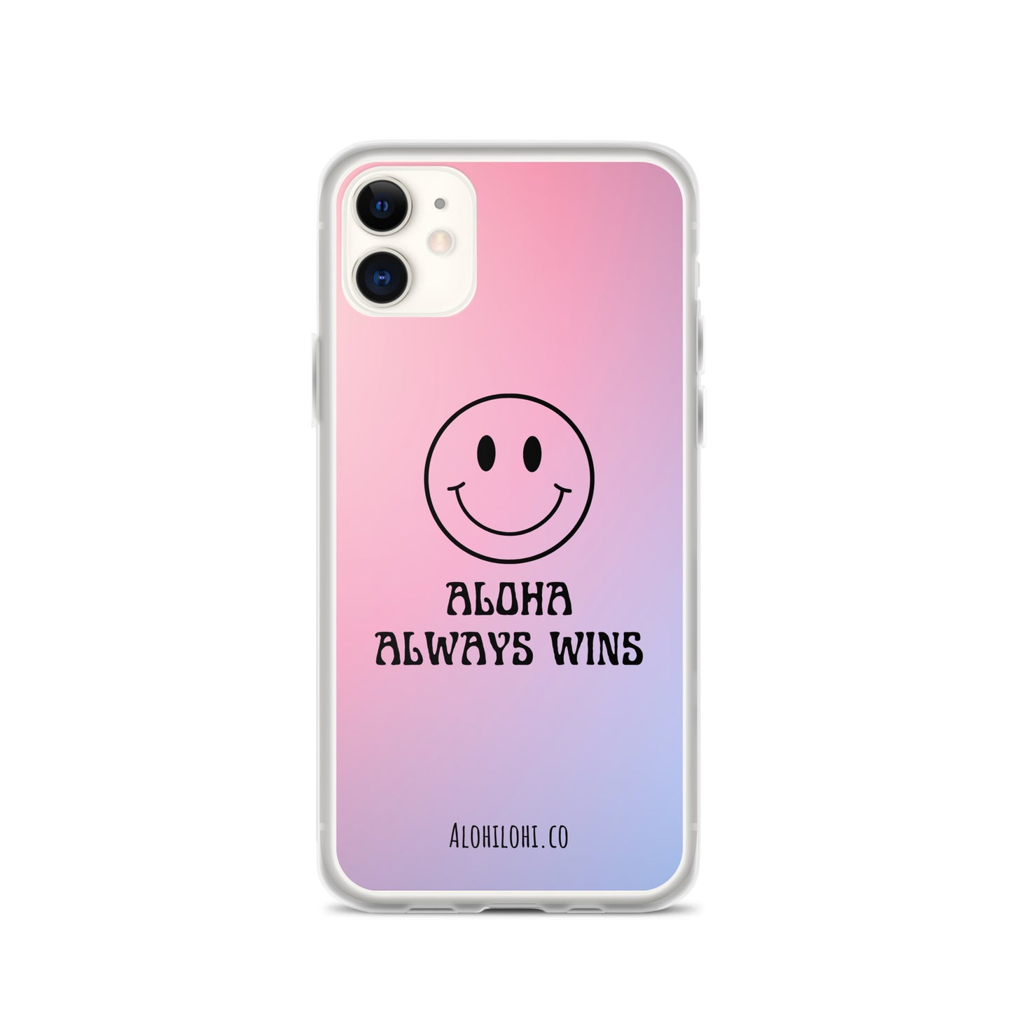 Aloha Always Wins (2) - Clear iPhone Case