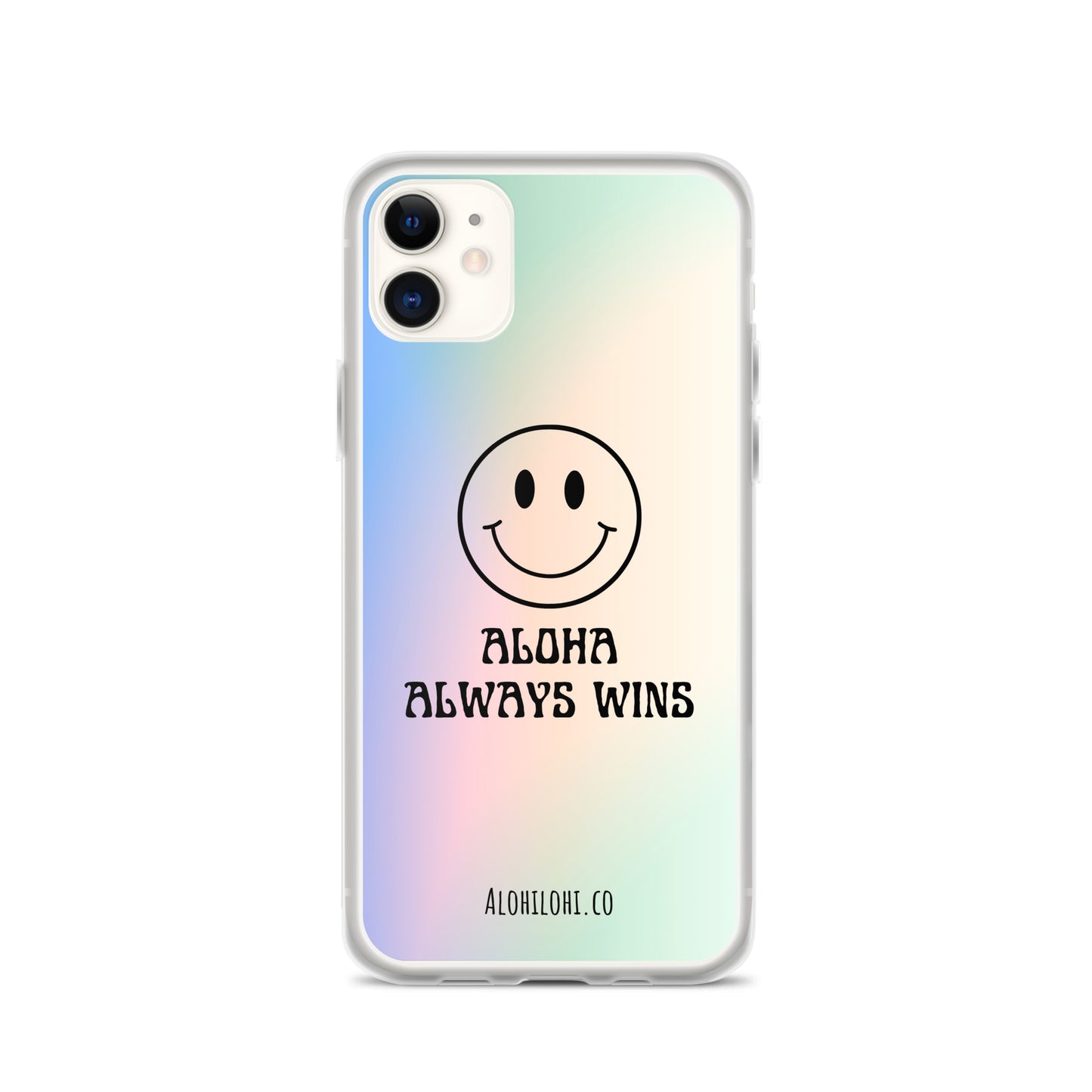 Aloha Always Wins (5) - Clear iPhone Case