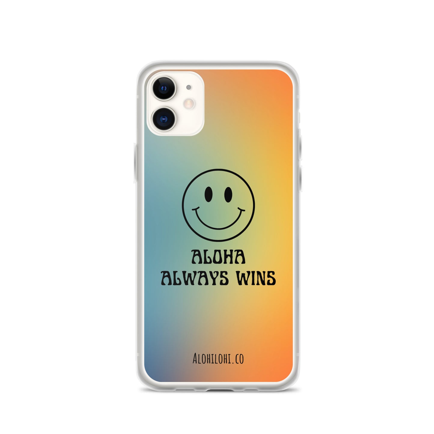 Aloha Always Wins (6) - Clear iPhone Case