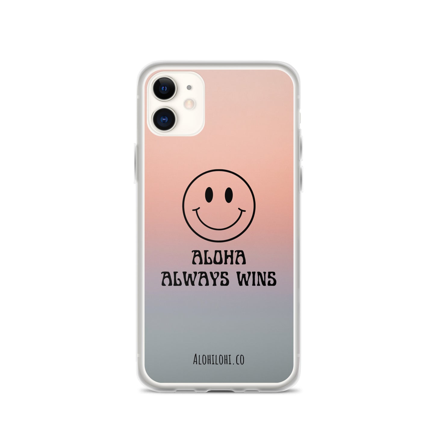 Aloha Always Wins (7) - Clear iPhone Case