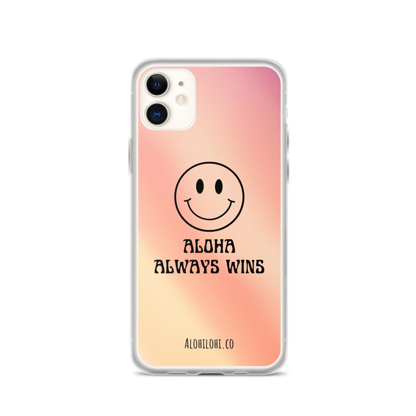 Aloha Always Wins (8) - Clear iPhone Case