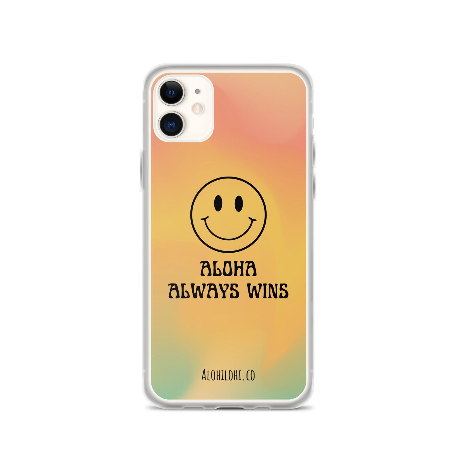 Aloha Always Wins (10) - Clear iPhone Case