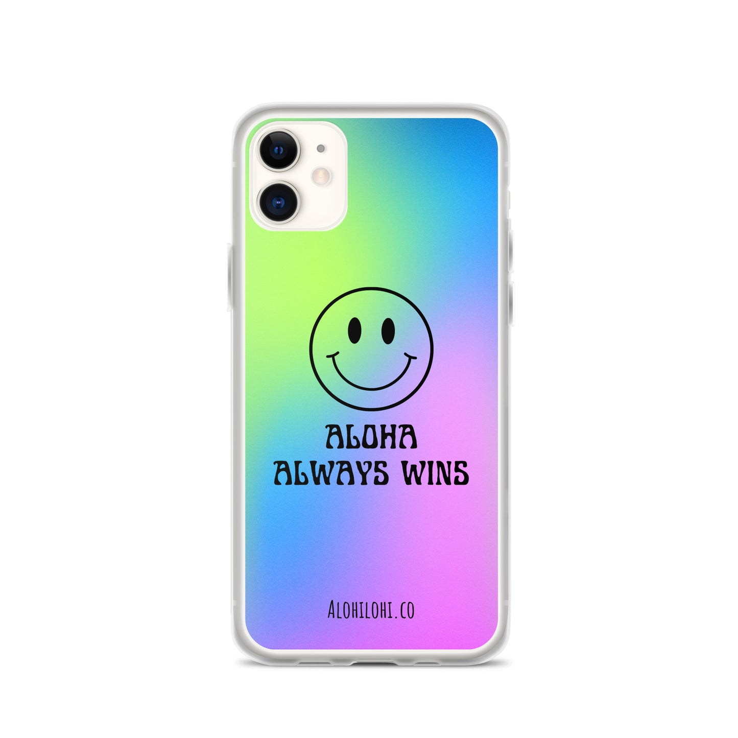 Aloha Always Wins (11) - Clear iPhone Case