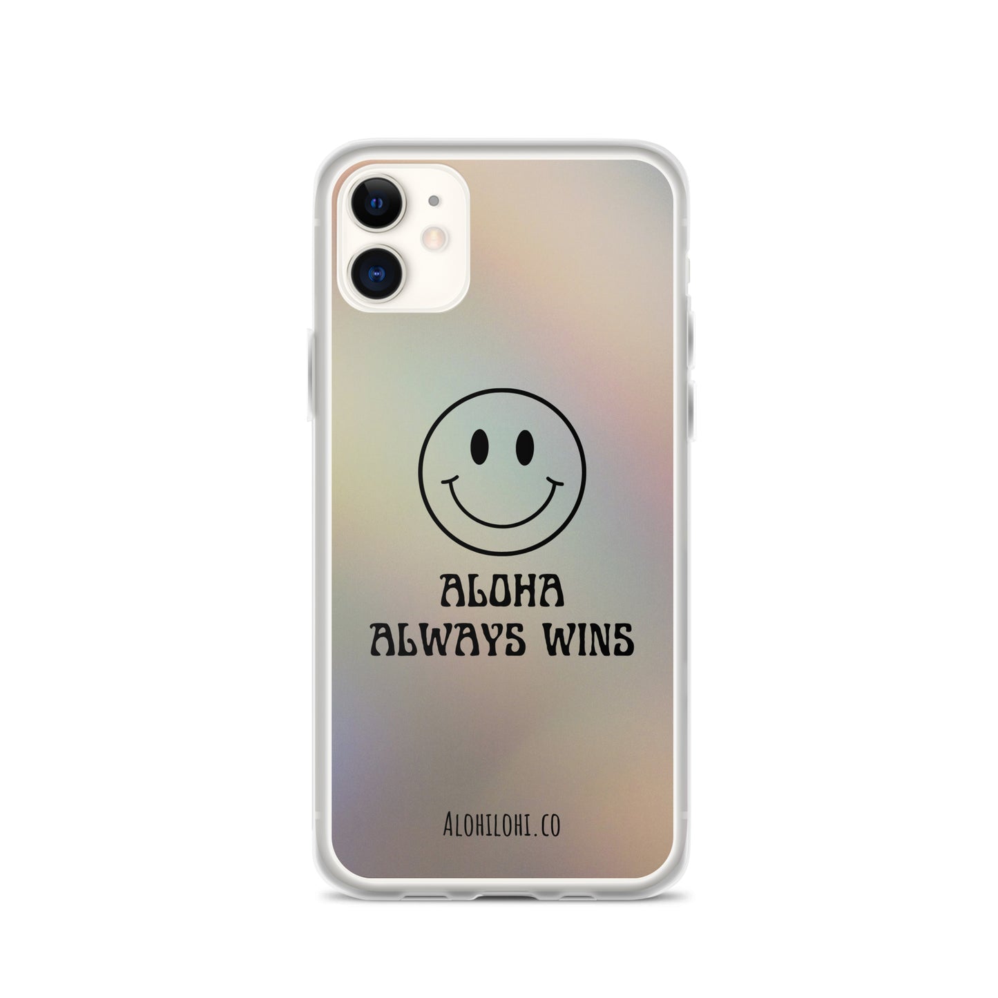 Aloha Always Wins (12) - Clear iPhone Case