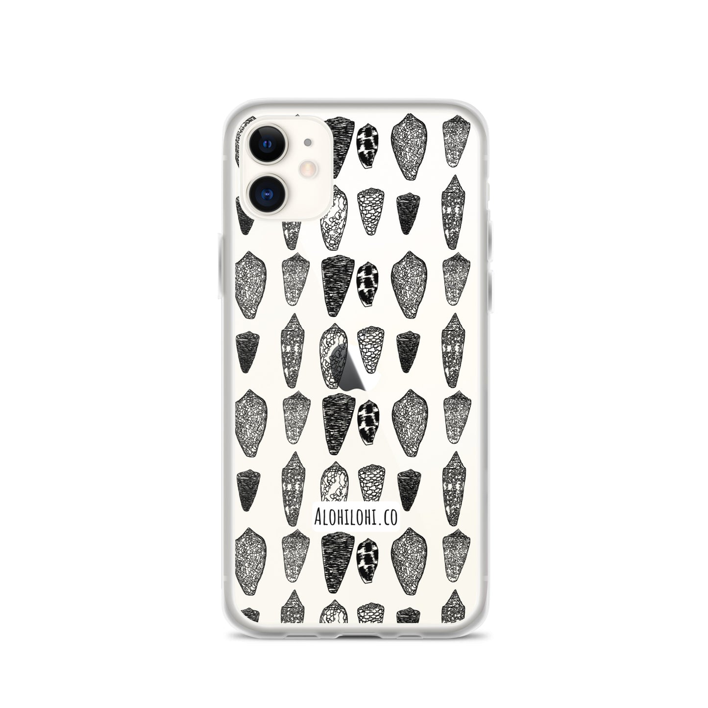 Pūpū (pattern) - Clear iPhone Case