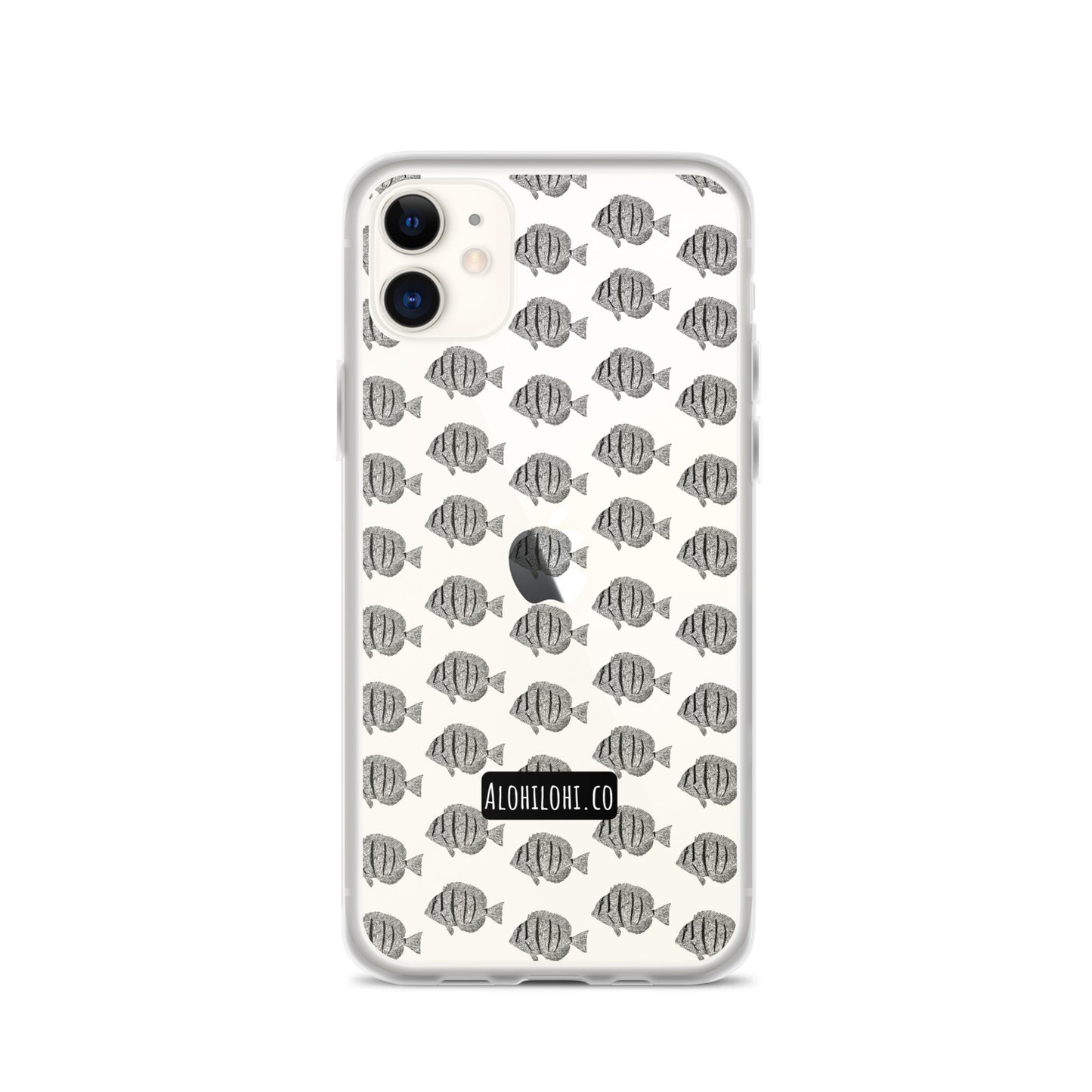 Manini (B&W) (s) - Clear iPhone Case