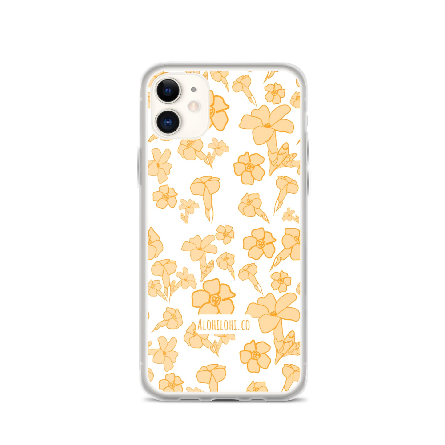 Pua Kenikeni on Keʻokeʻo - Clear iPhone Case