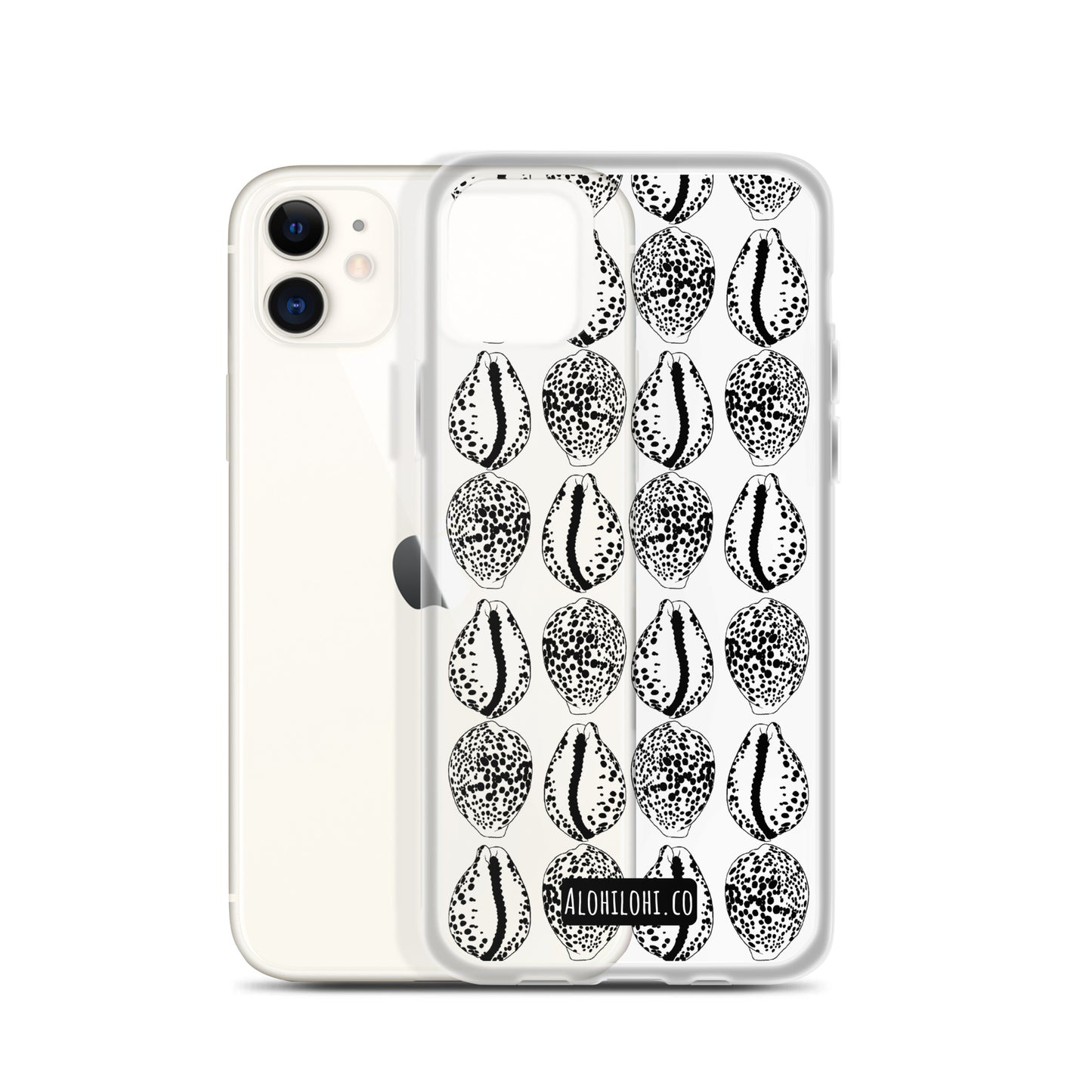 Leho (cowry shell) - Clear iPhone Case