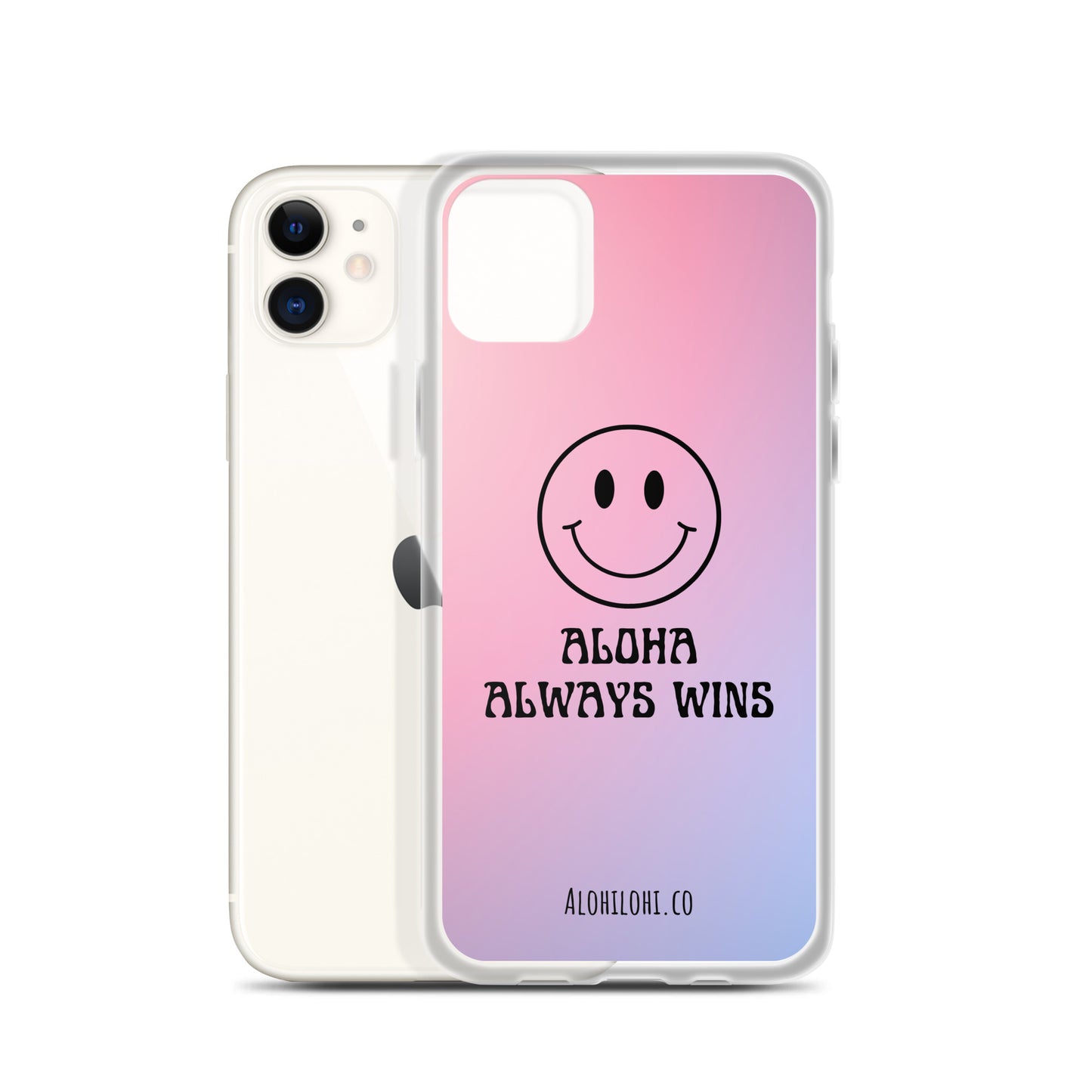 Aloha Always Wins (2) - Clear iPhone Case