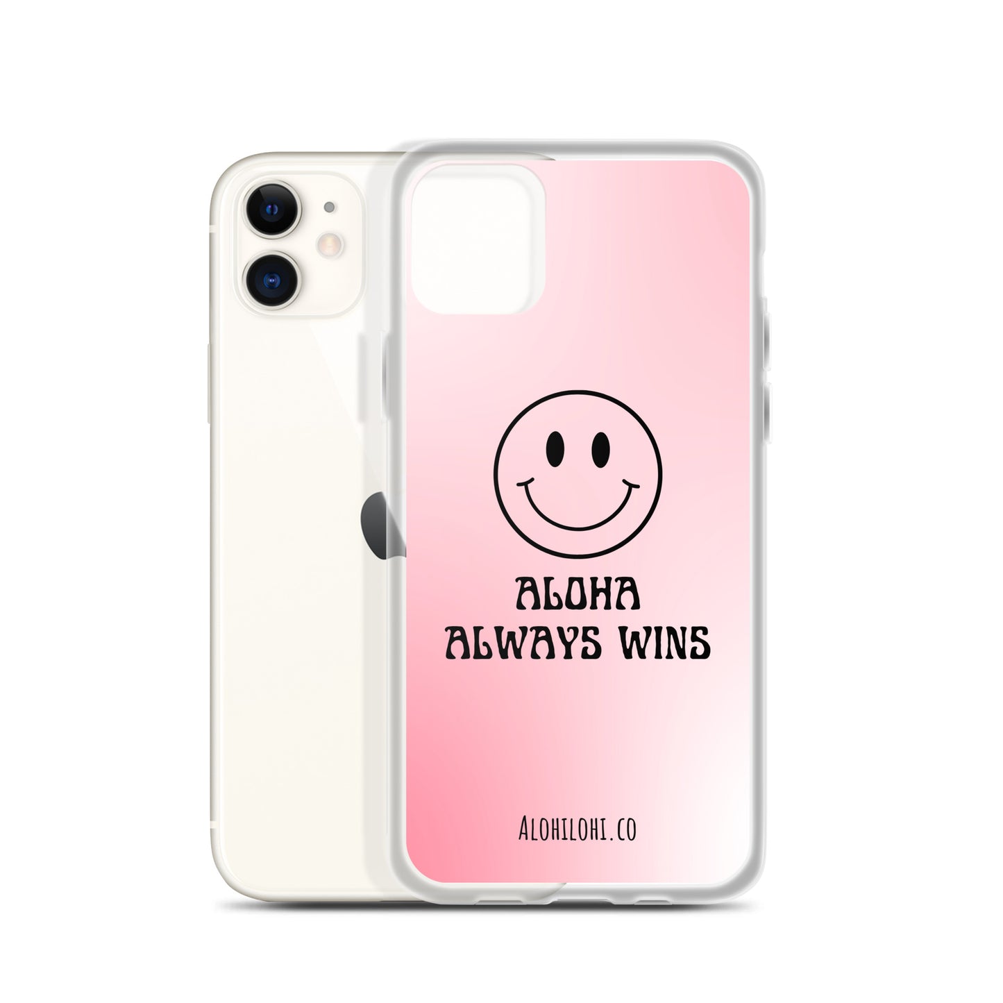 Aloha Always Wins (3) - Clear iPhone Case