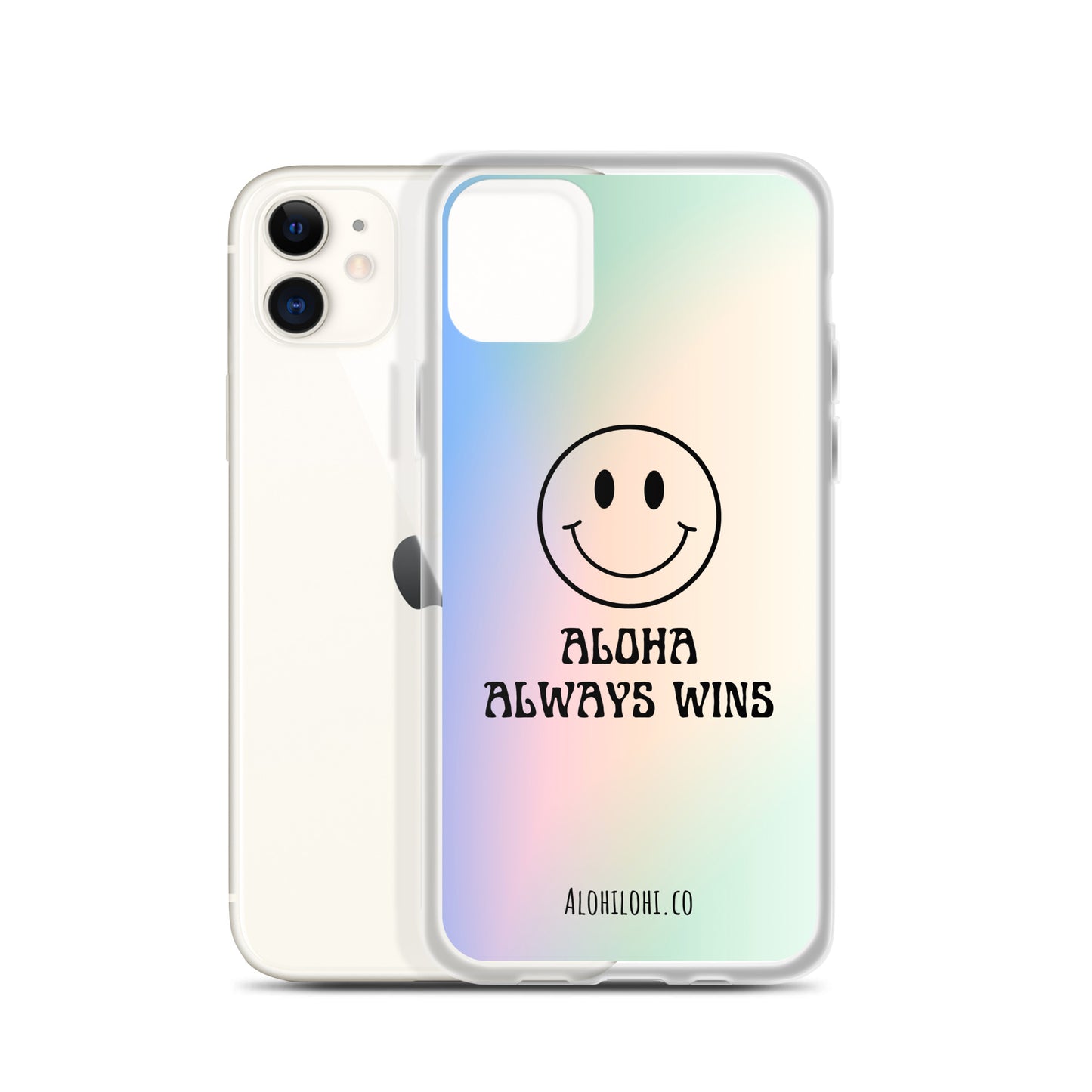 Aloha Always Wins (5) - Clear iPhone Case