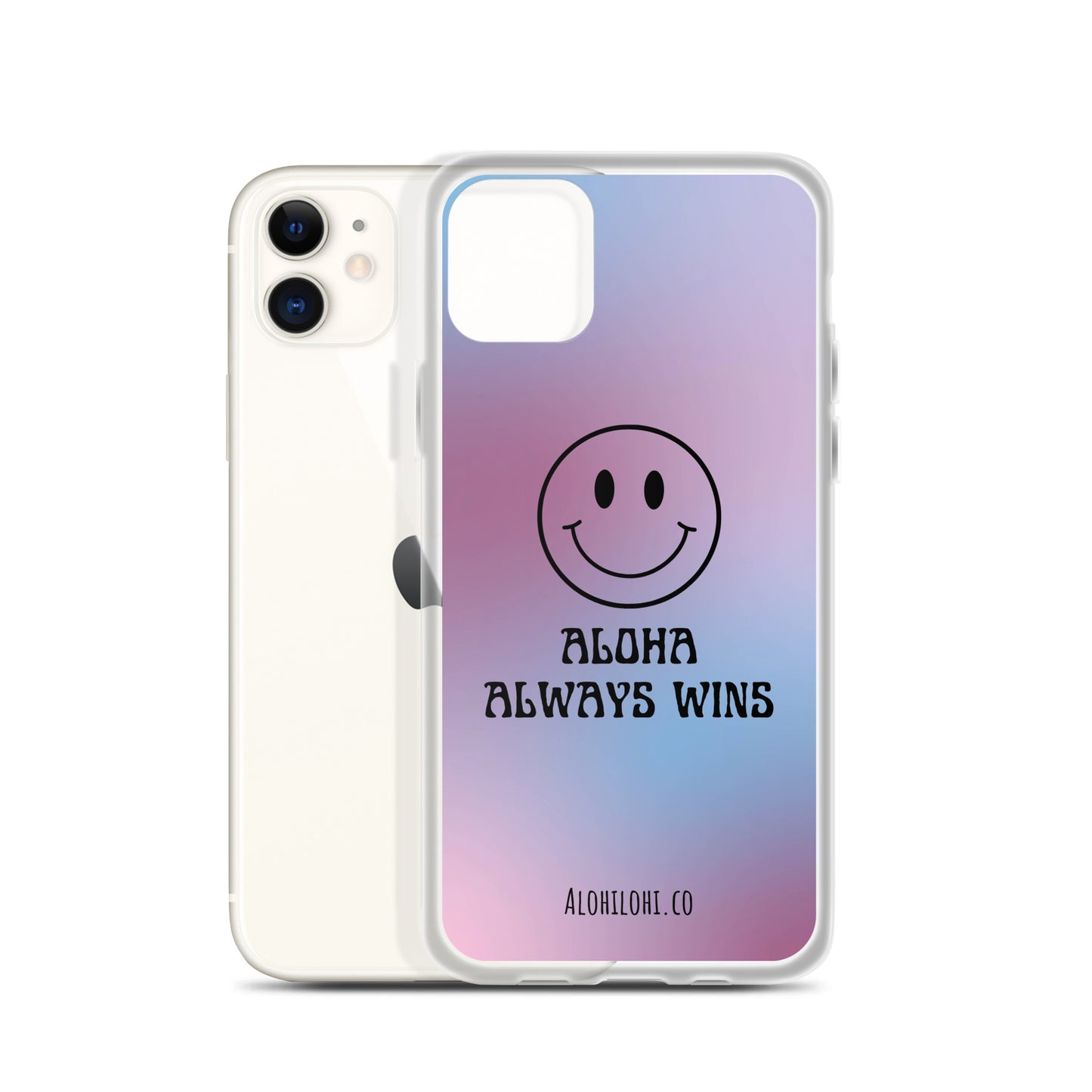 Aloha Always Wins (9) - Clear iPhone Case