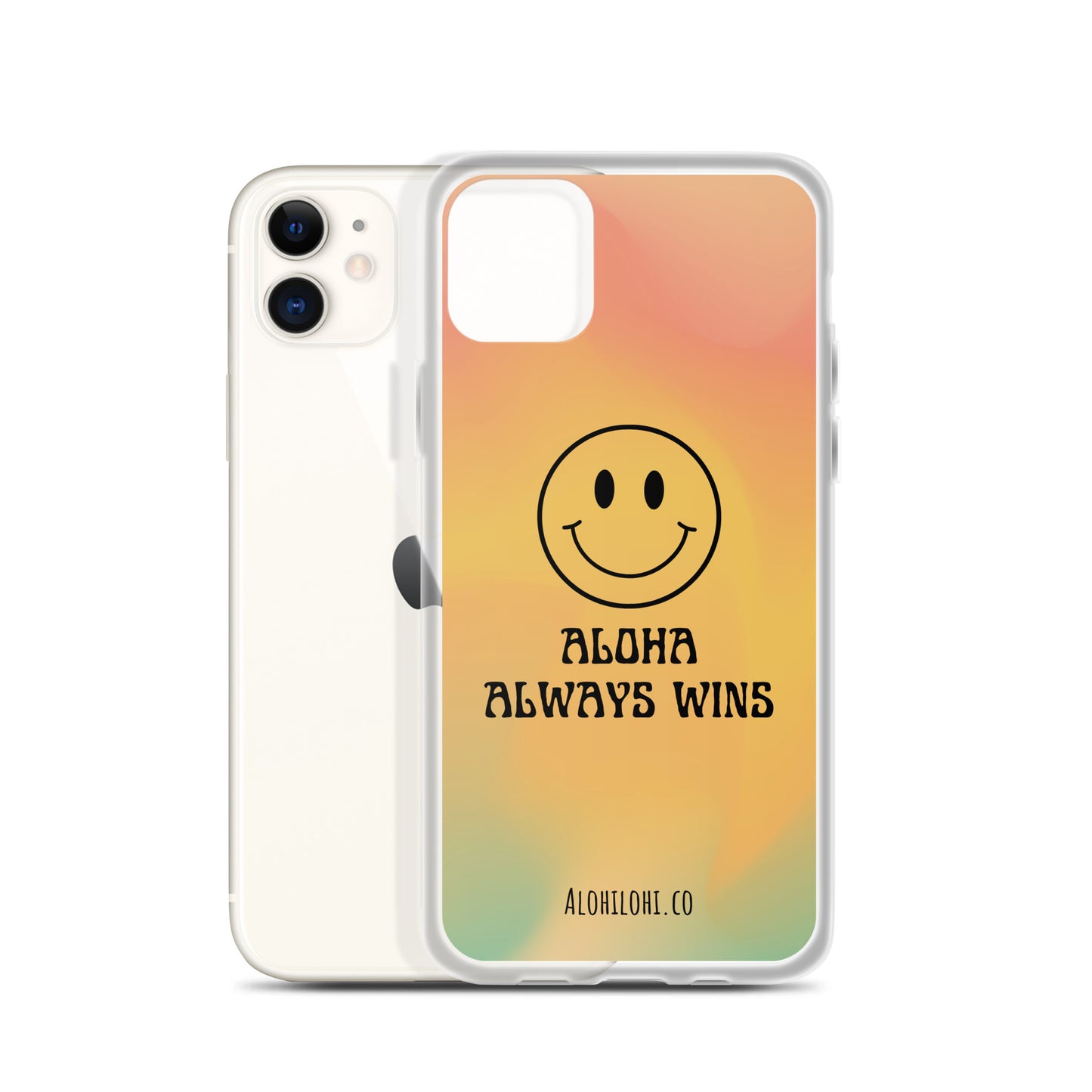 Aloha Always Wins (10) - Clear iPhone Case