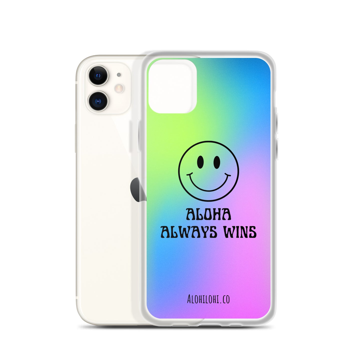 Aloha Always Wins (11) - Clear iPhone Case