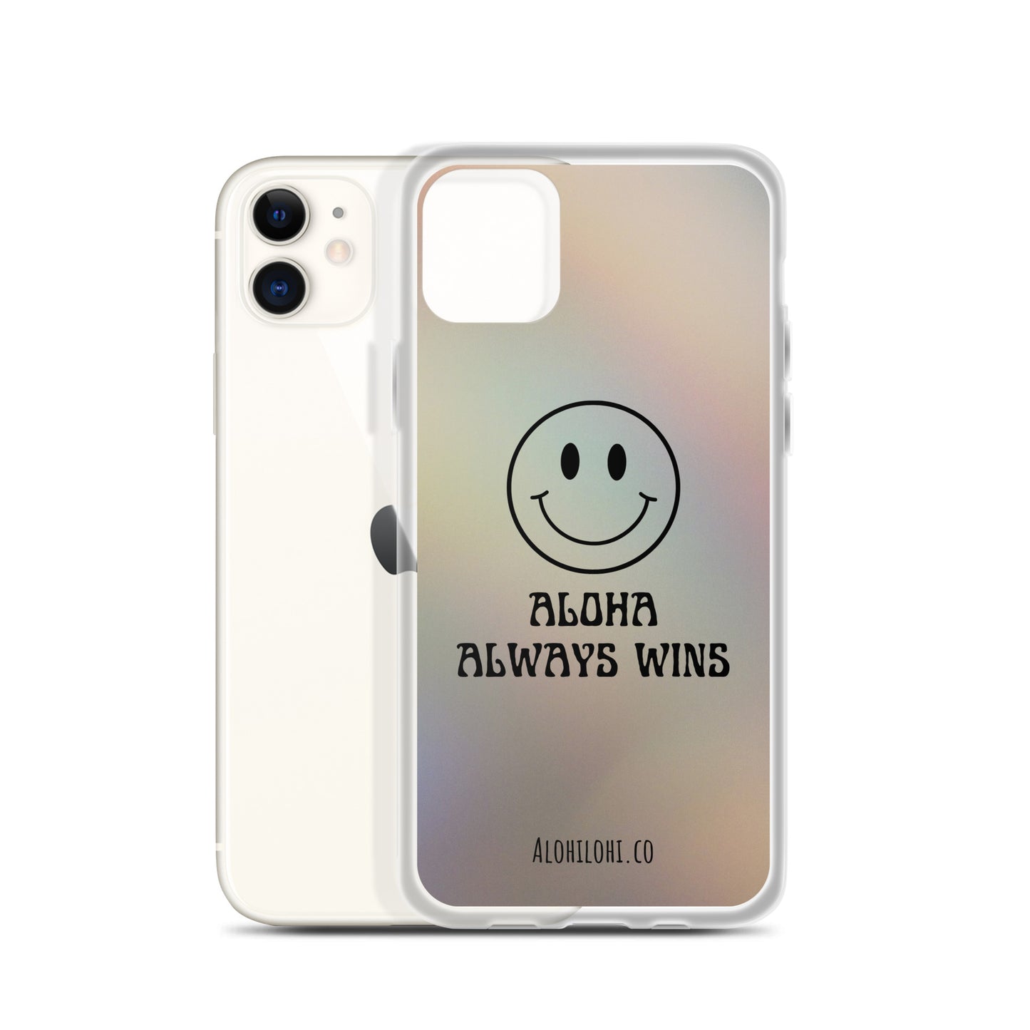 Aloha Always Wins (12) - Clear iPhone Case