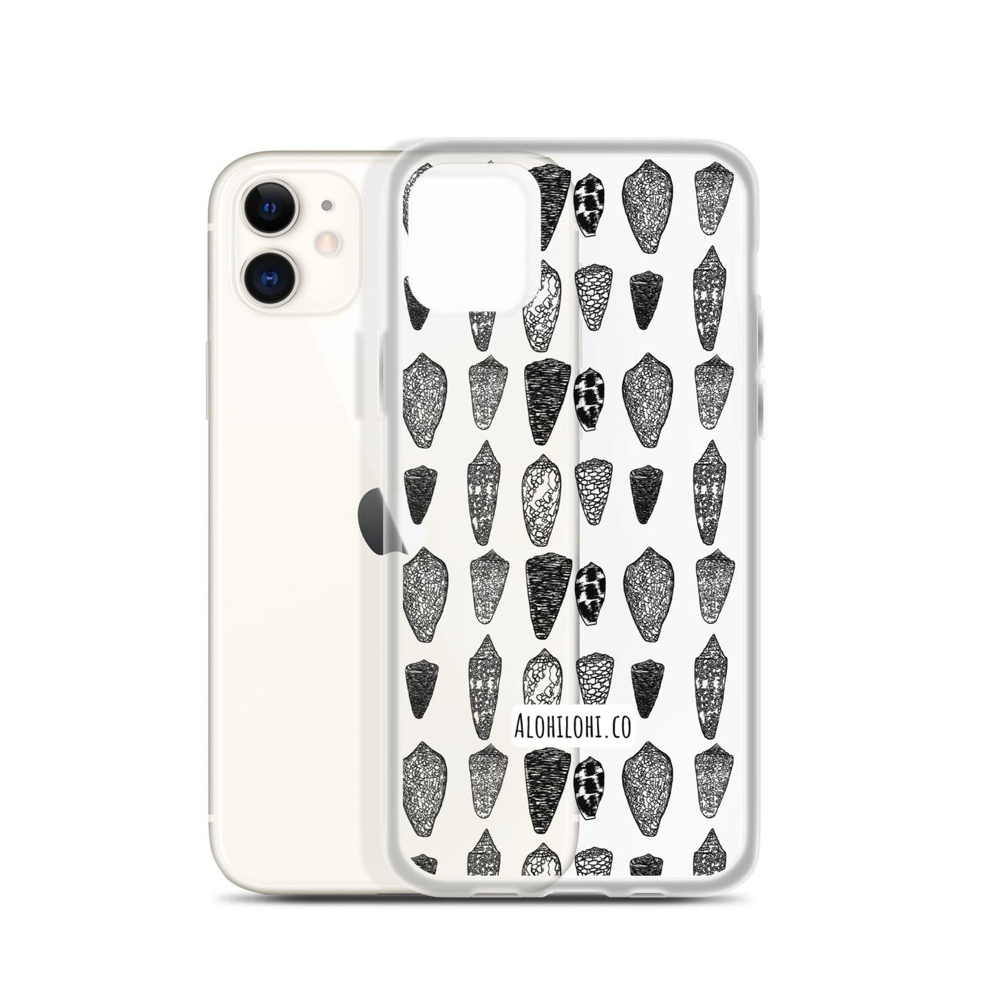 Pūpū (pattern) - Clear iPhone Case