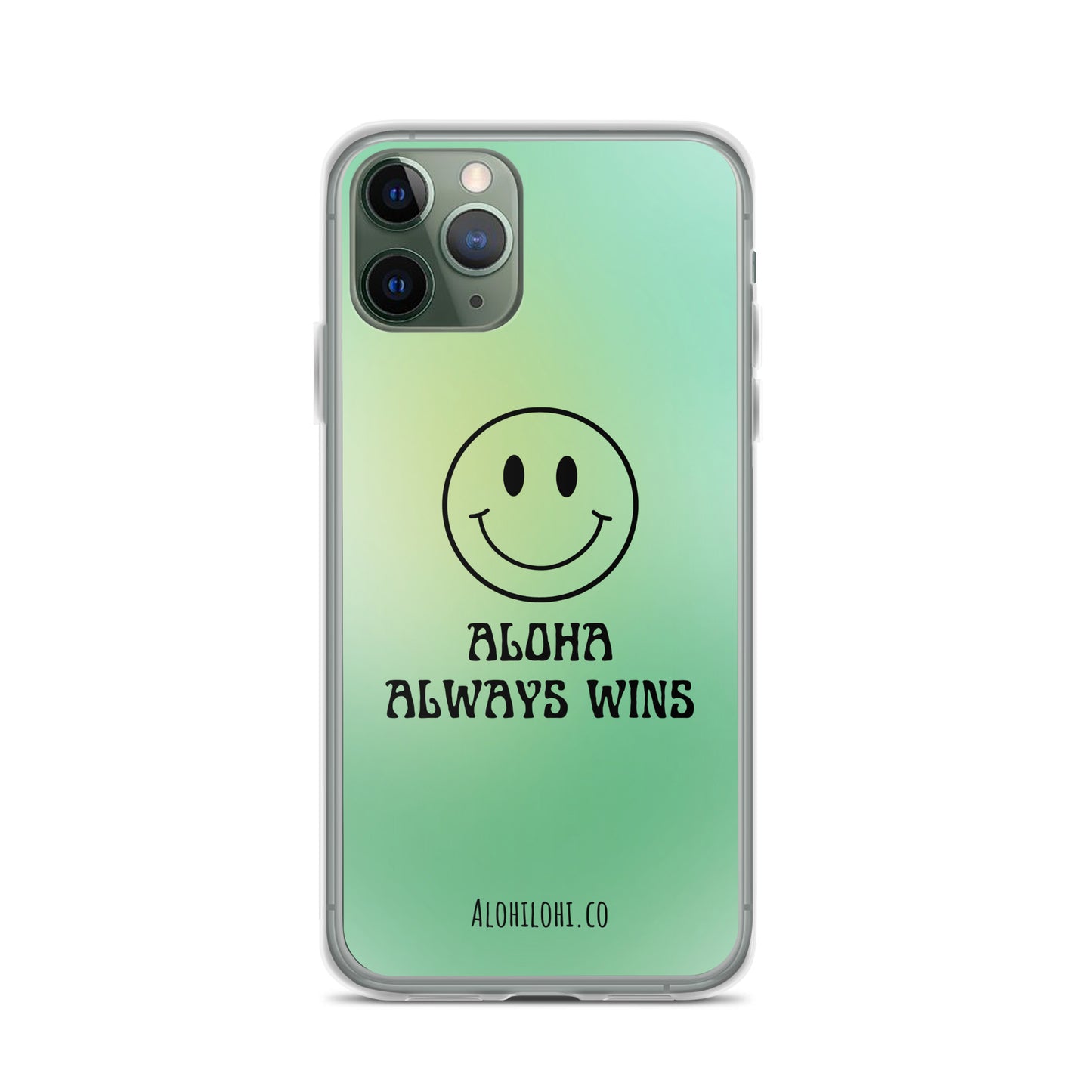 Aloha Always Wins (1) - Clear iPhone Case