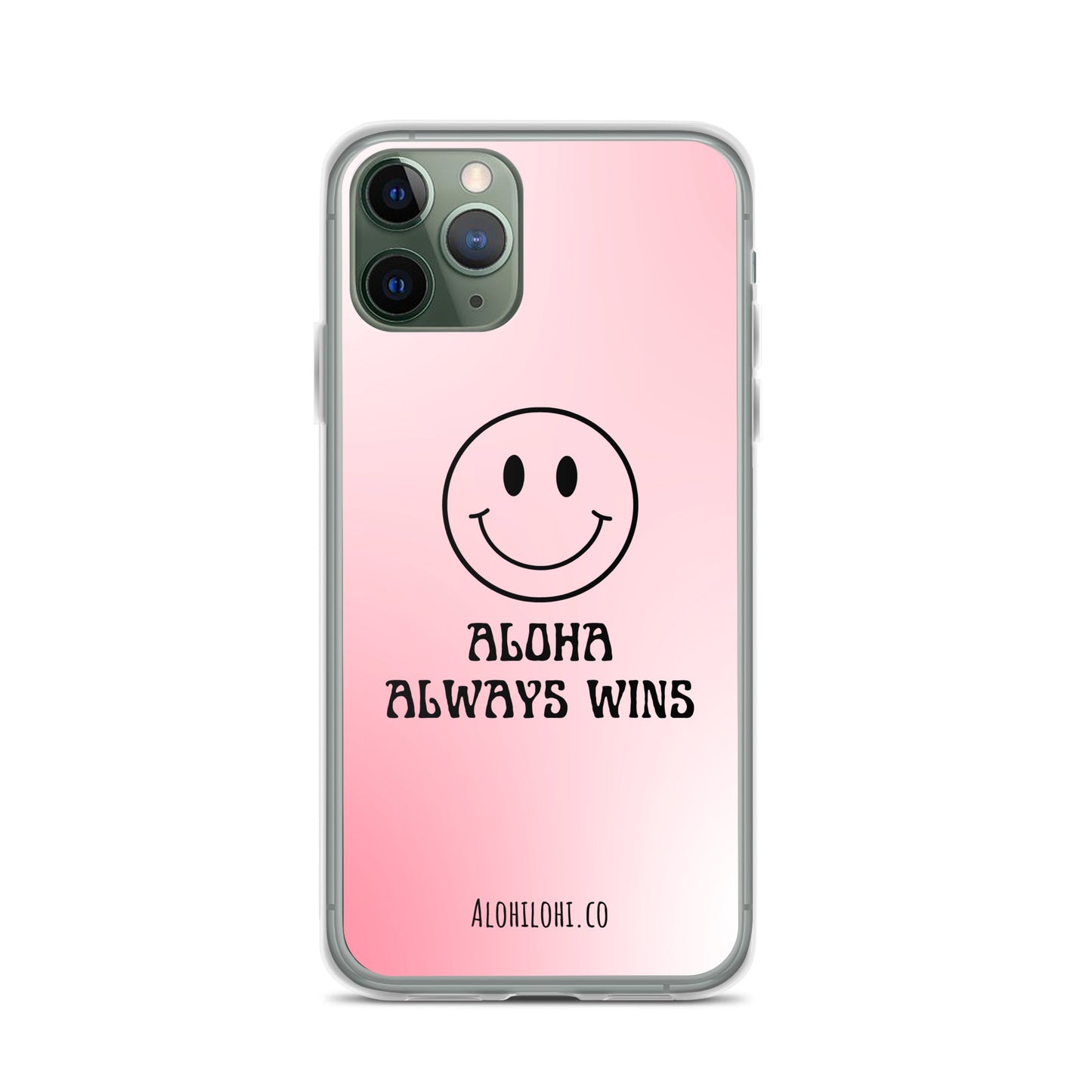 Aloha Always Wins (3) - Clear iPhone Case