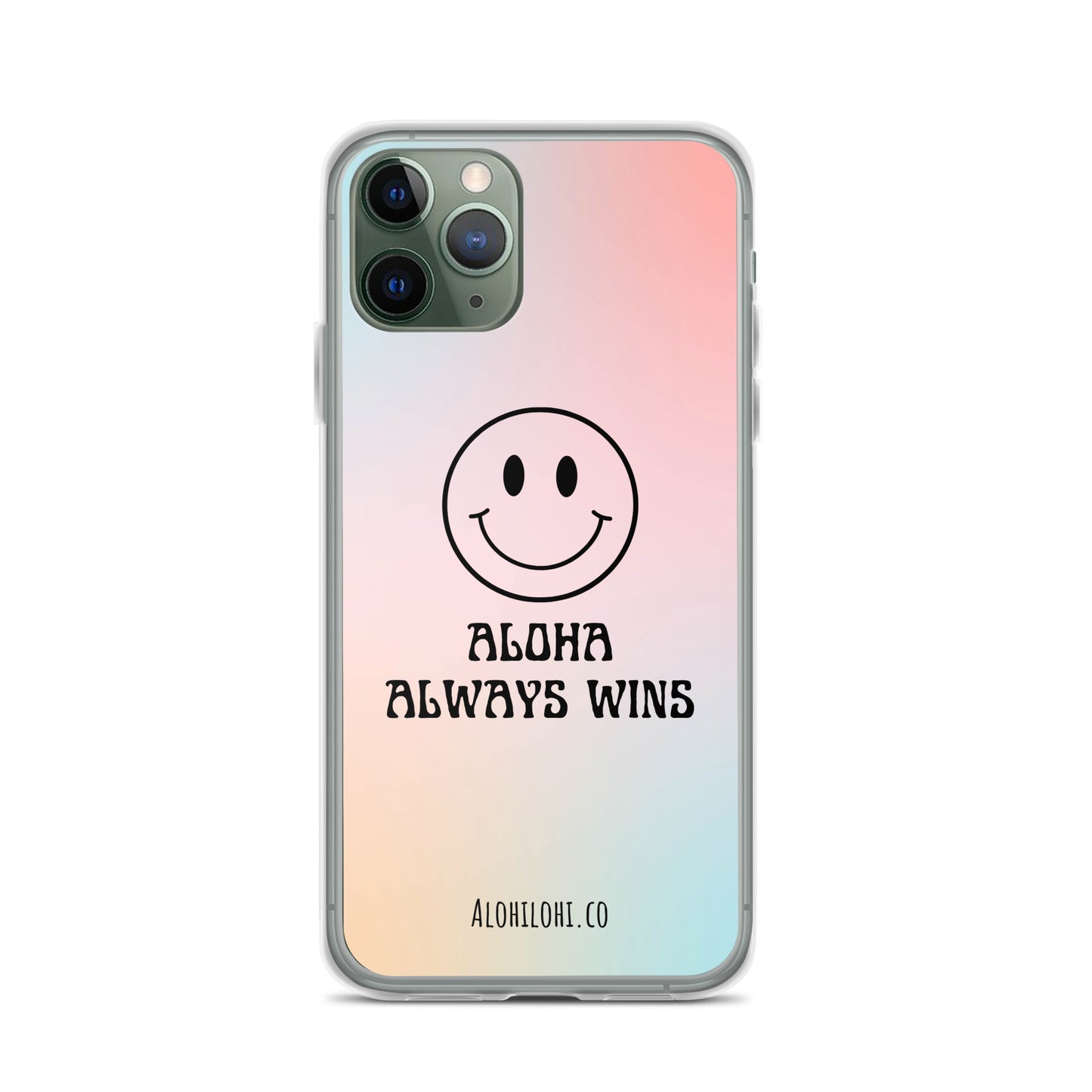 Aloha Always Wins (4) - Clear iPhone Case