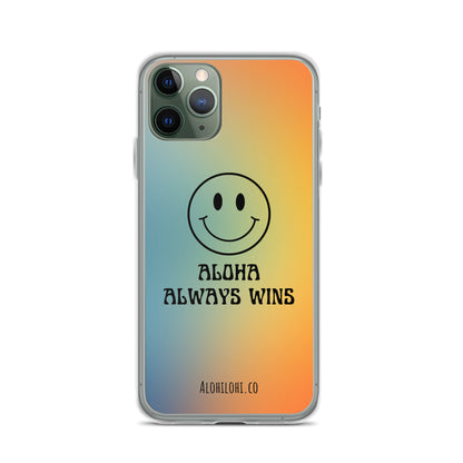 Aloha Always Wins (6) - Clear iPhone Case