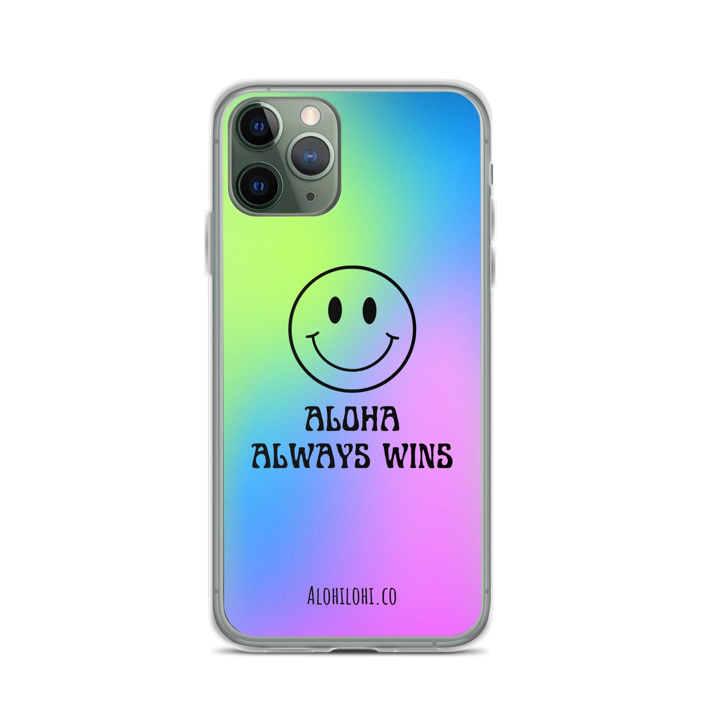 Aloha Always Wins (11) - Clear iPhone Case