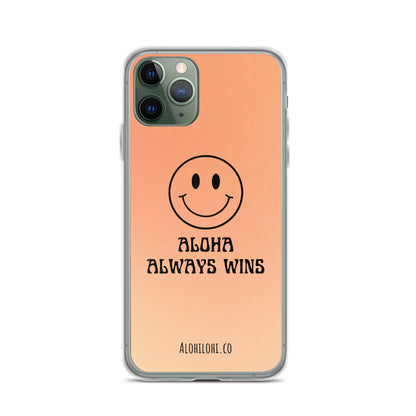 Aloha Always Wins (14) - Clear iPhone Case