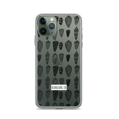 Pūpū (pattern) - Clear iPhone Case