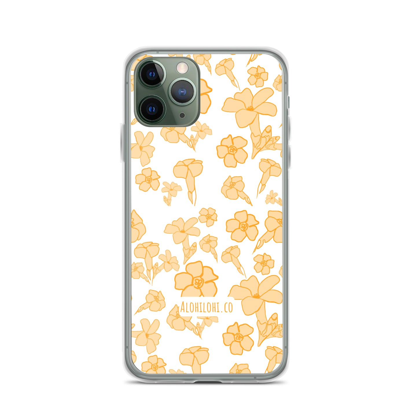 Pua Kenikeni on Keʻokeʻo - Clear iPhone Case