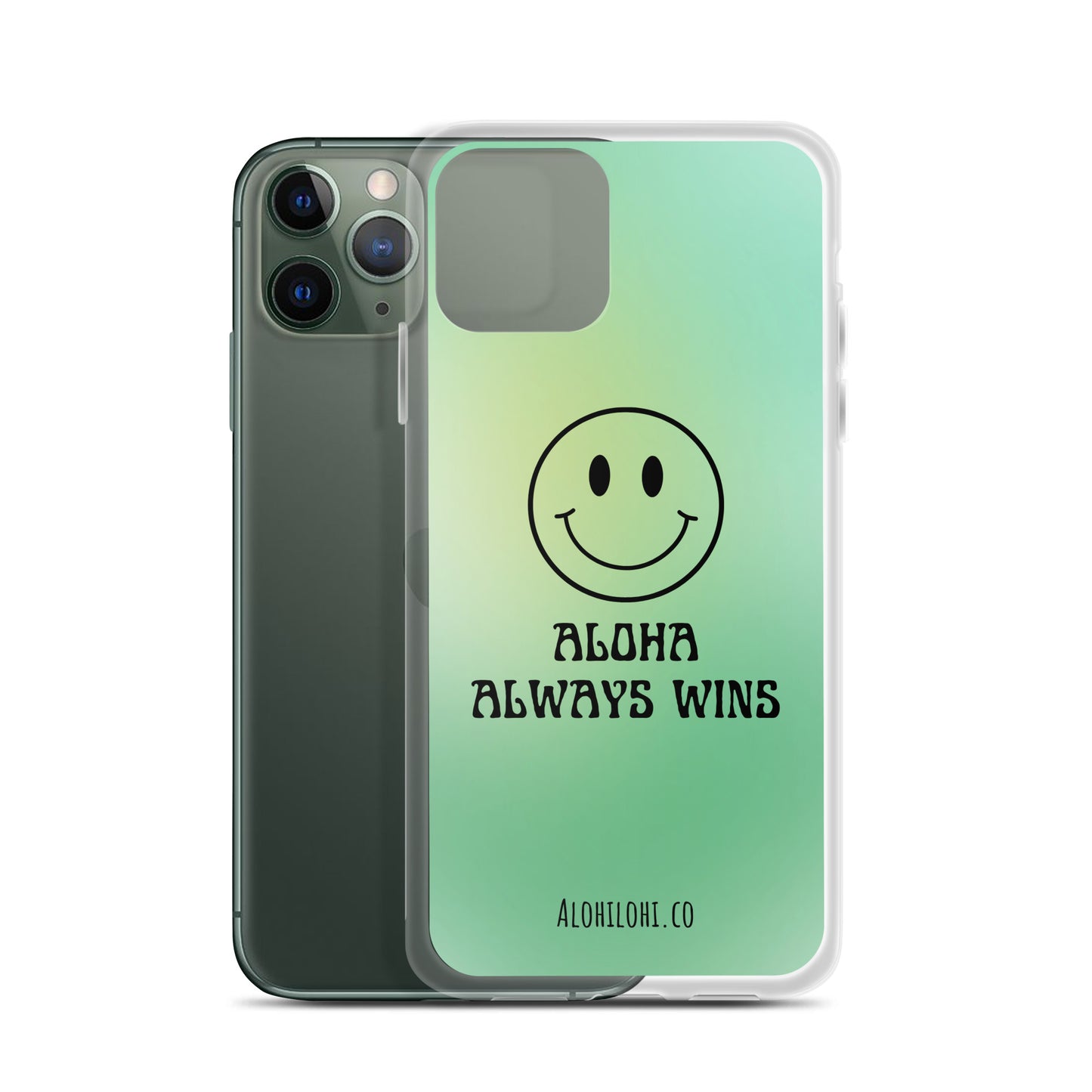 Aloha Always Wins (1) - Clear iPhone Case