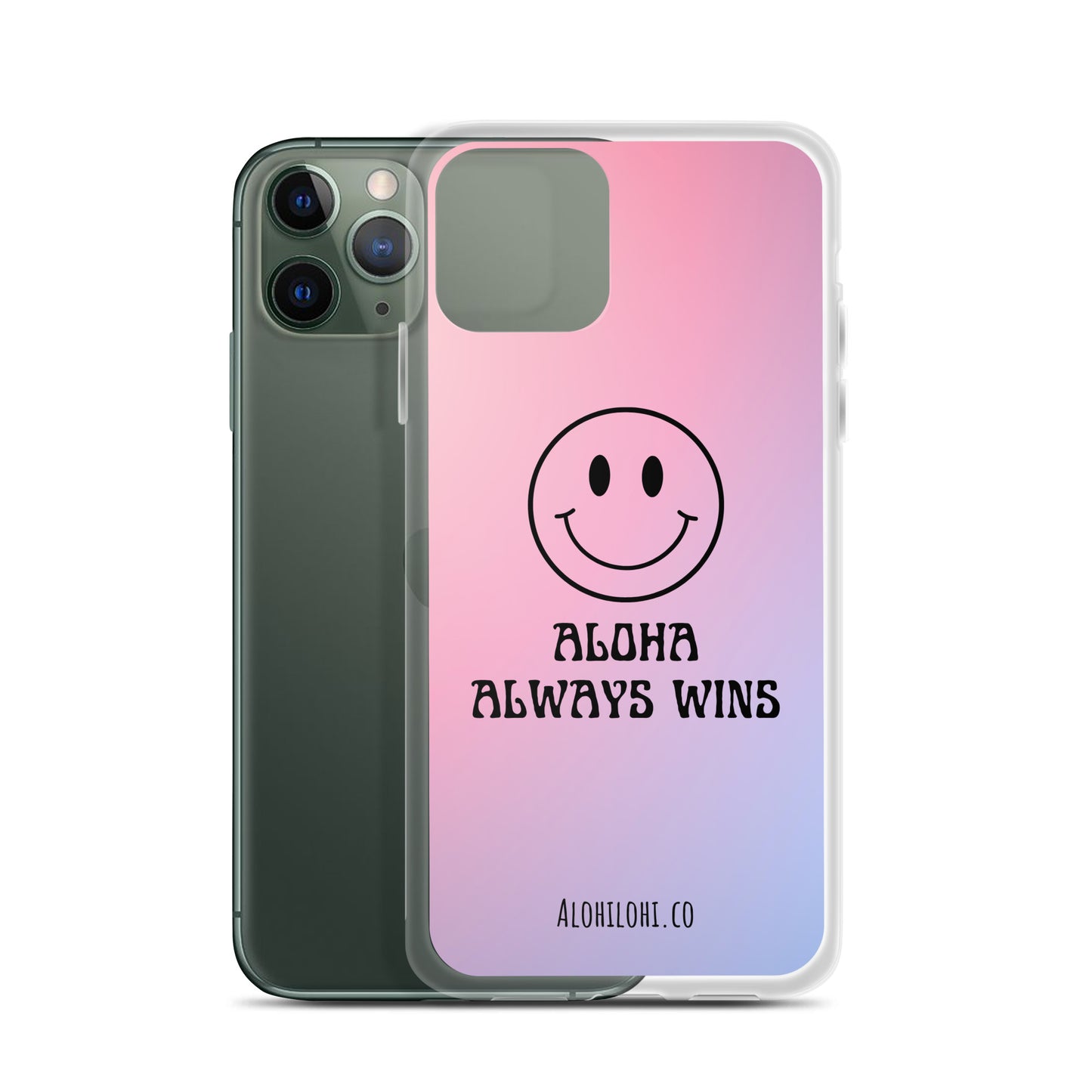 Aloha Always Wins (2) - Clear iPhone Case