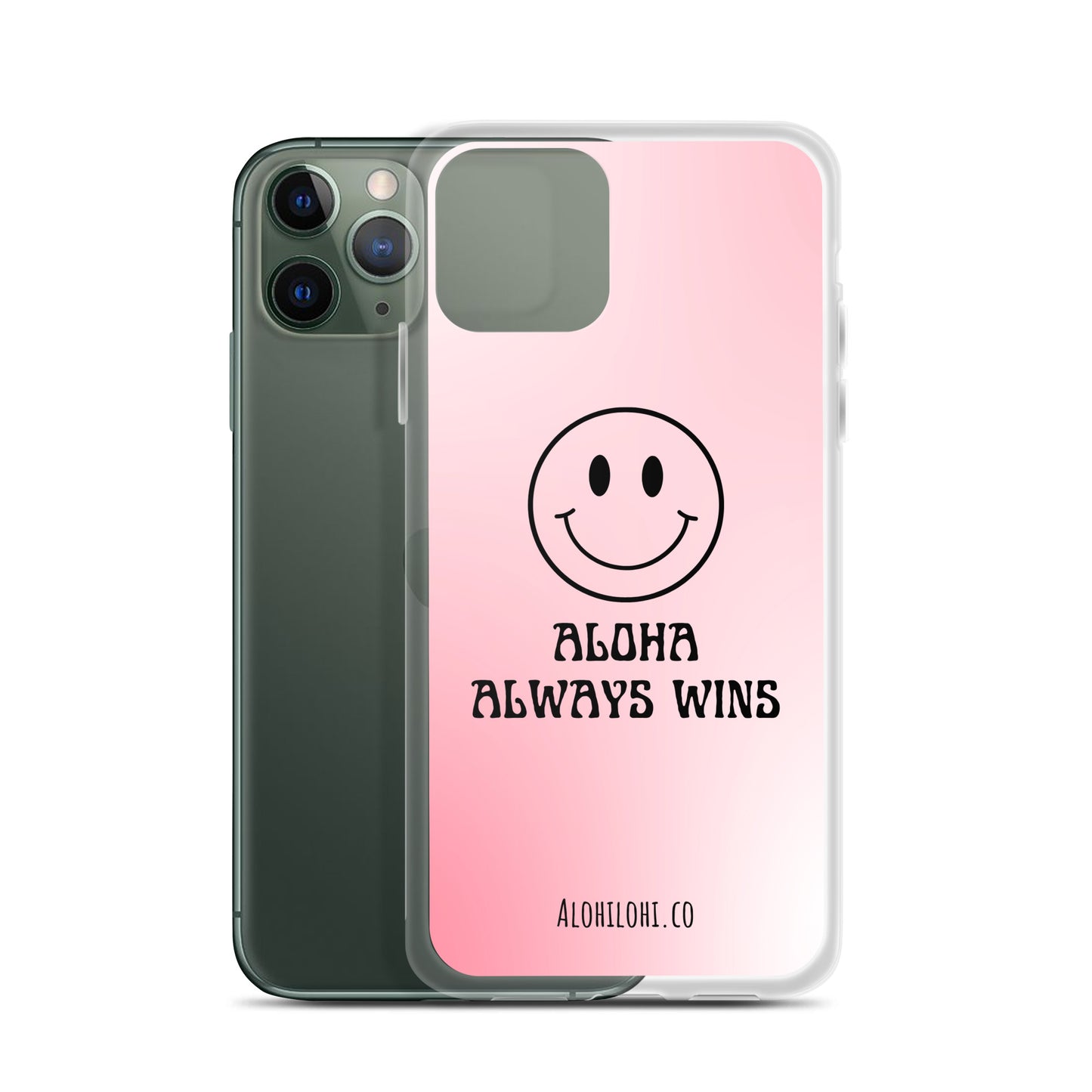 Aloha Always Wins (3) - Clear iPhone Case