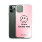 Aloha Always Wins (3) - Clear iPhone Case