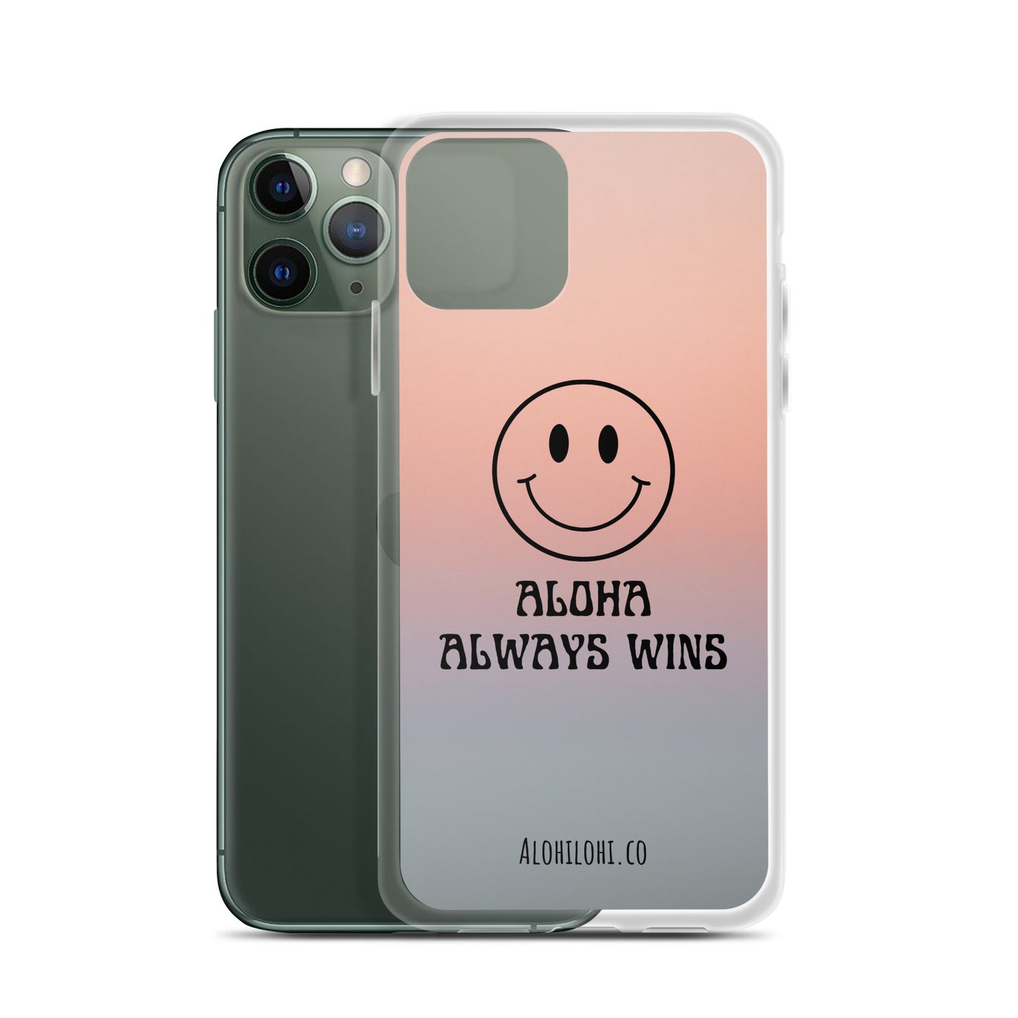 Aloha Always Wins (7) - Clear iPhone Case