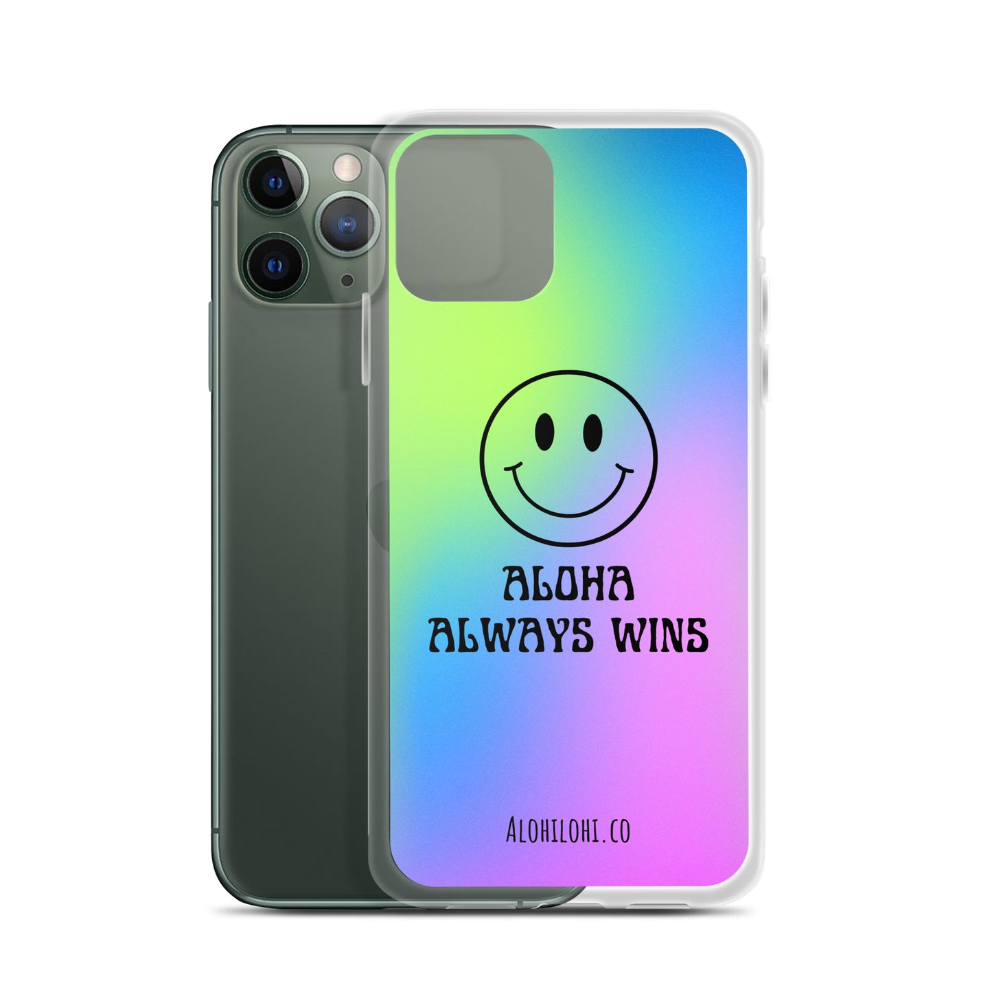 Aloha Always Wins (11) - Clear iPhone Case