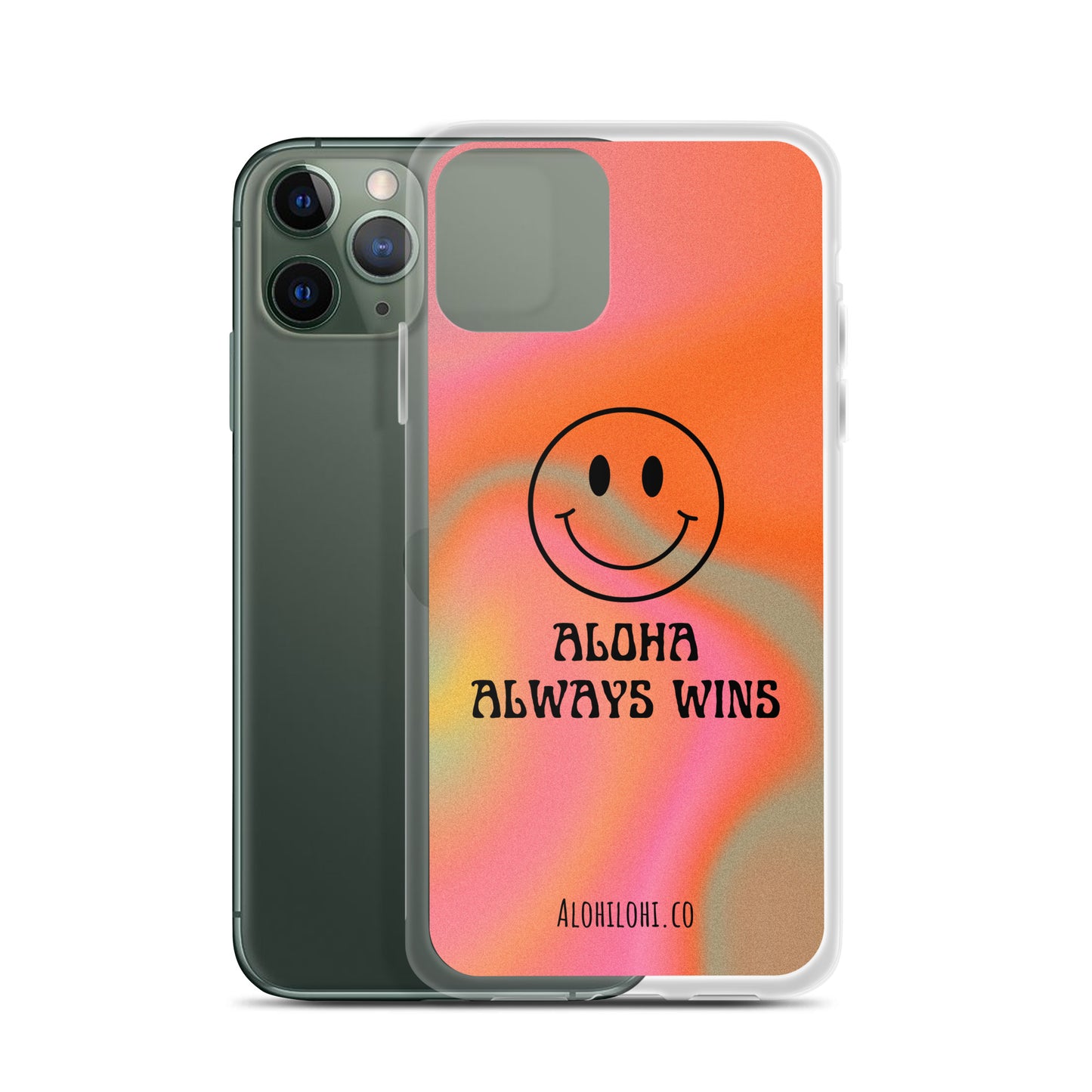 Aloha Always Wins (13) - Clear iPhone Case