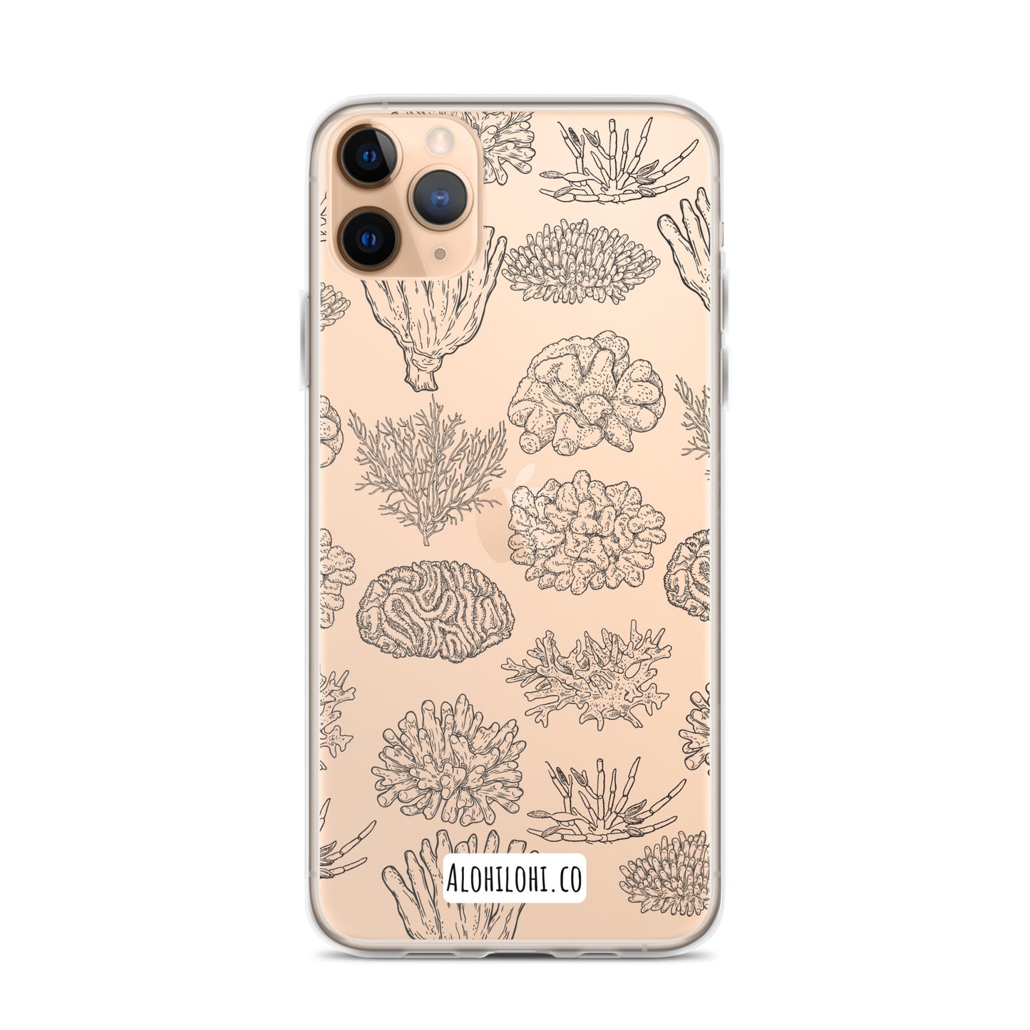 Corals - Clear iPhone Case