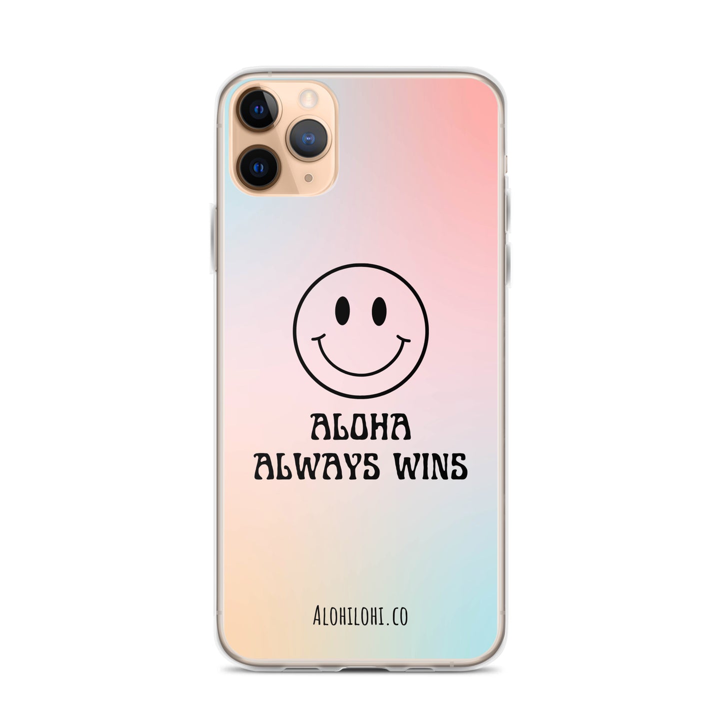 Aloha Always Wins (4) - Clear iPhone Case