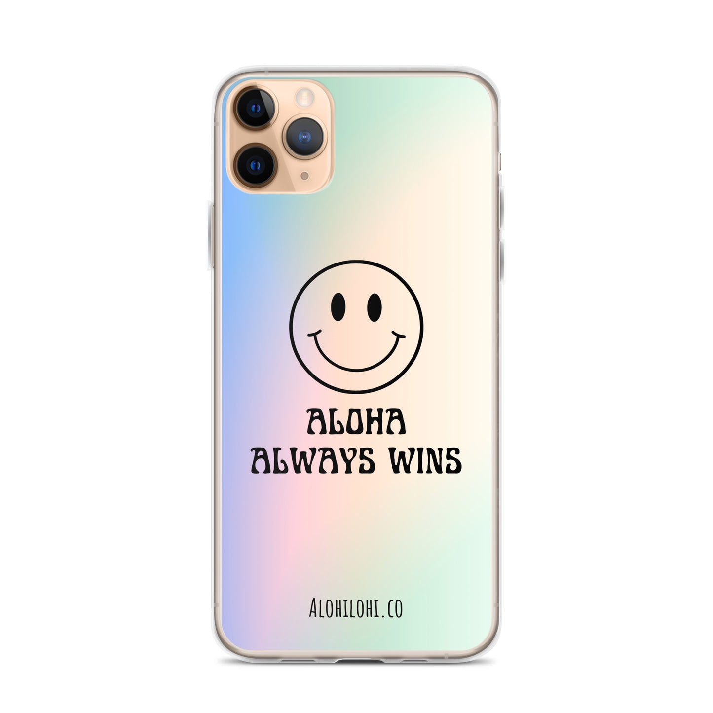 Aloha Always Wins (5) - Clear iPhone Case