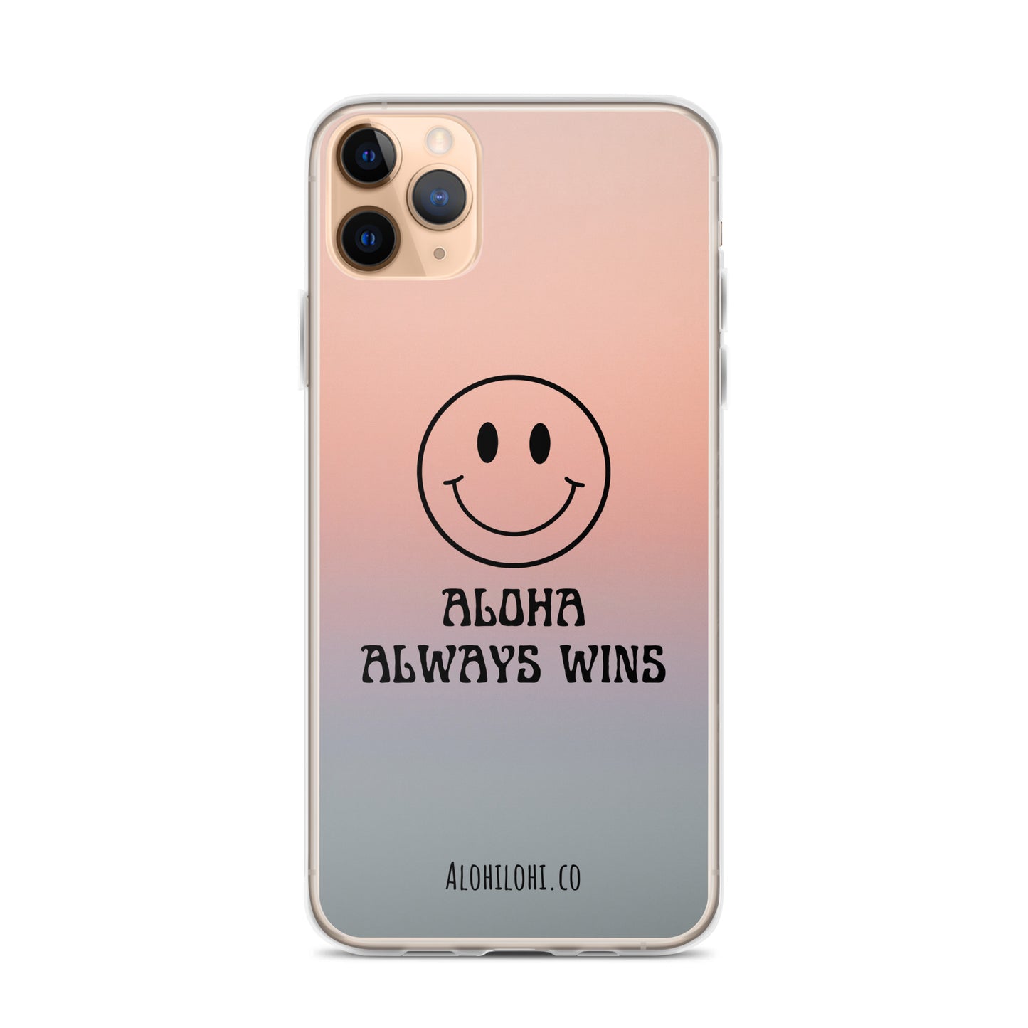 Aloha Always Wins (7) - Clear iPhone Case