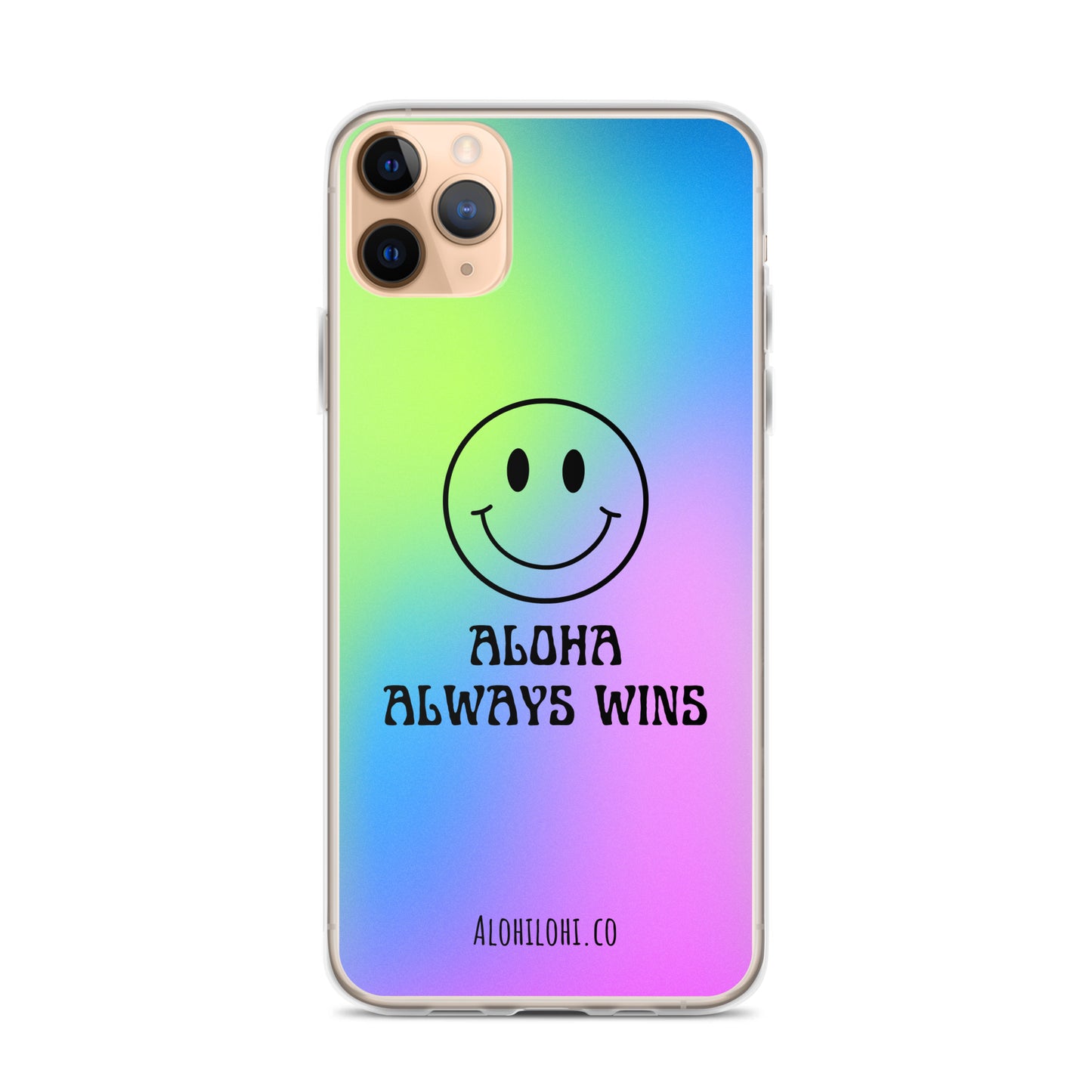 Aloha Always Wins (11) - Clear iPhone Case