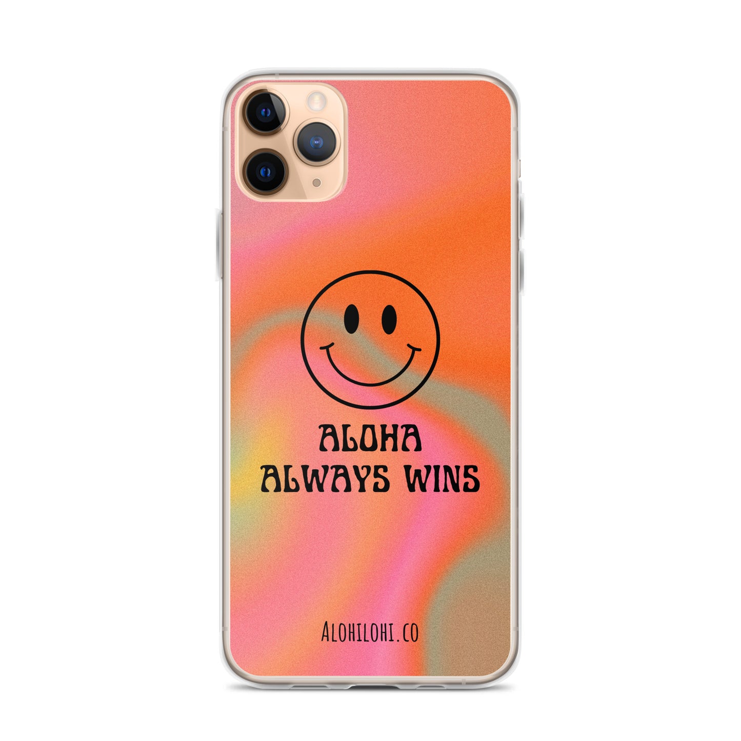 Aloha Always Wins (13) - Clear iPhone Case