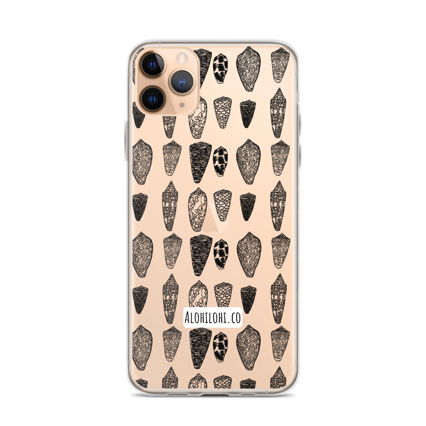 Pūpū (pattern) - Clear iPhone Case