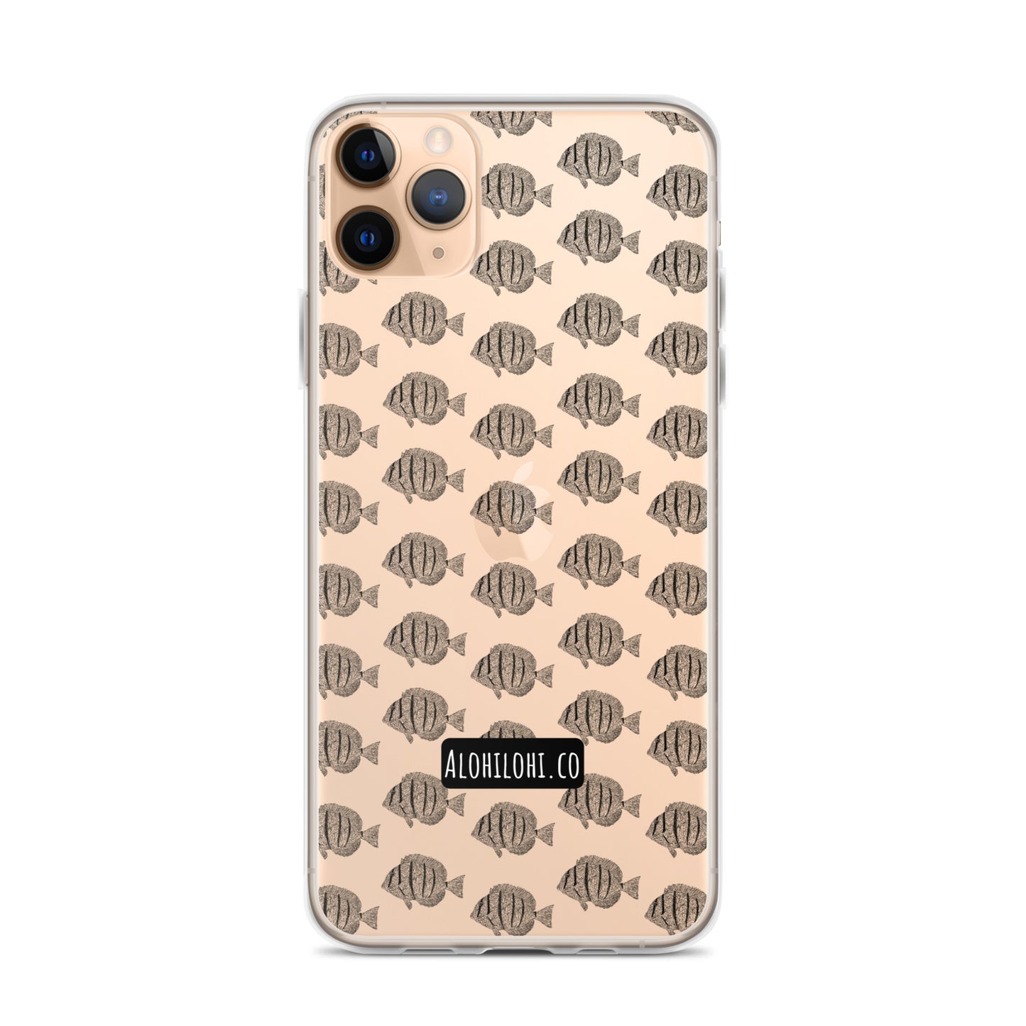 Manini (B&W) (s) - Clear iPhone Case