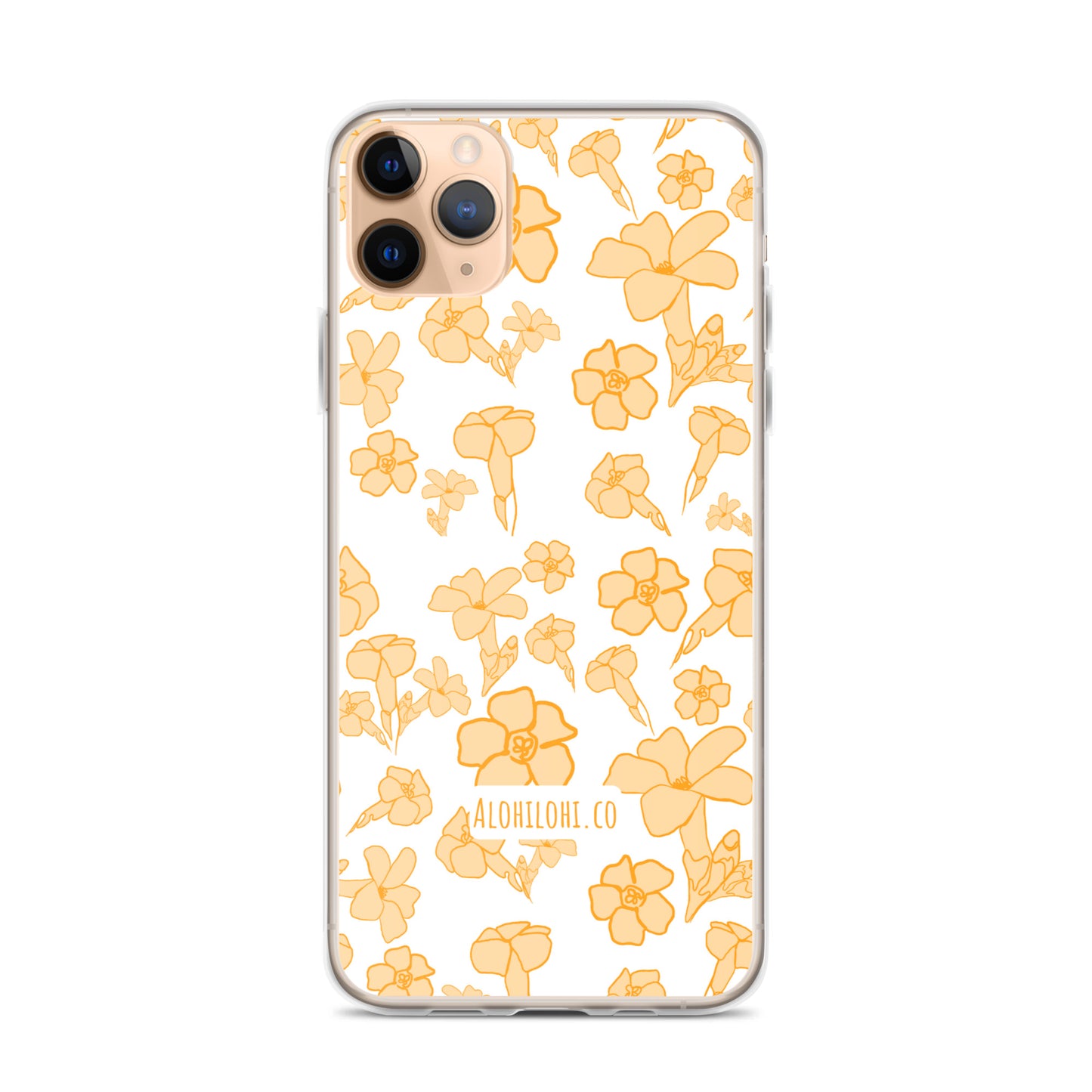 Pua Kenikeni on Keʻokeʻo - Clear iPhone Case