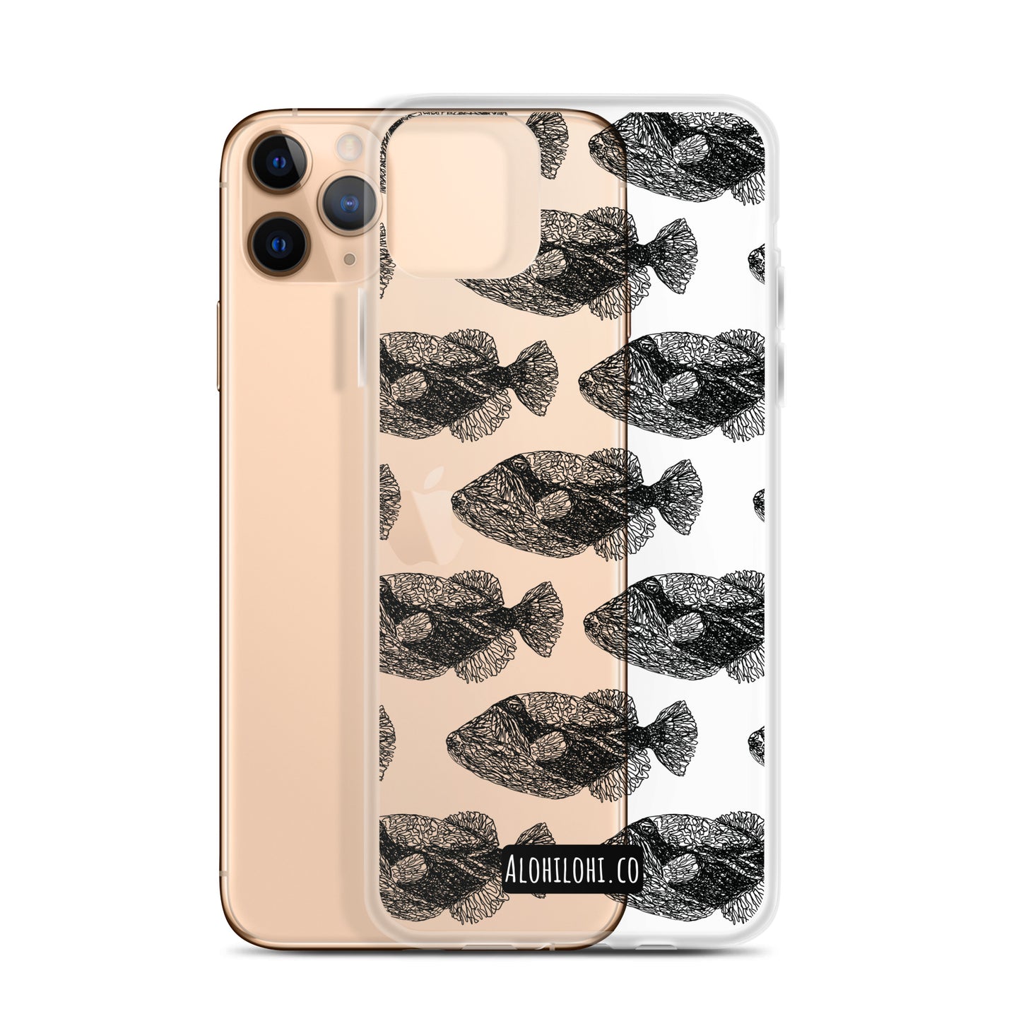 Humuhumunukunukuāpuaʻa LD - Clear iPhone Case