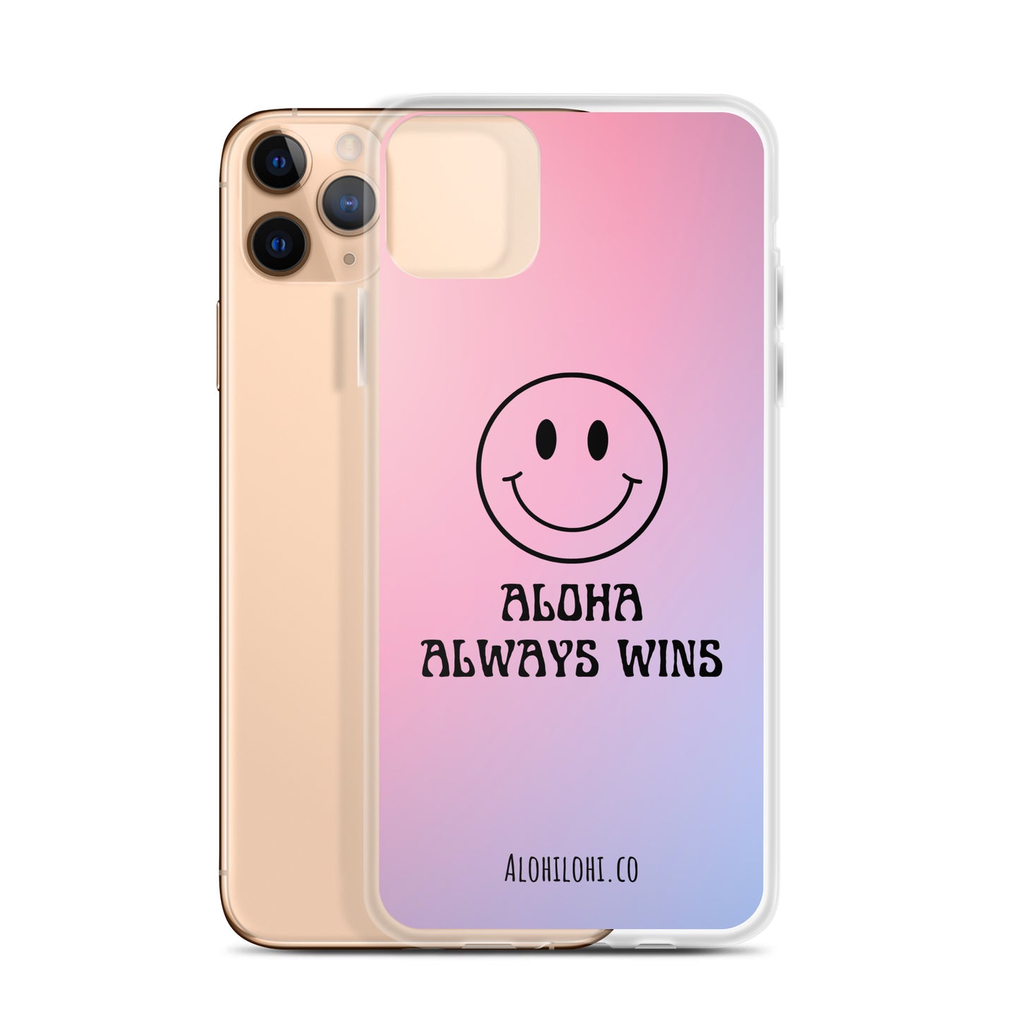 Aloha Always Wins (2) - Clear iPhone Case