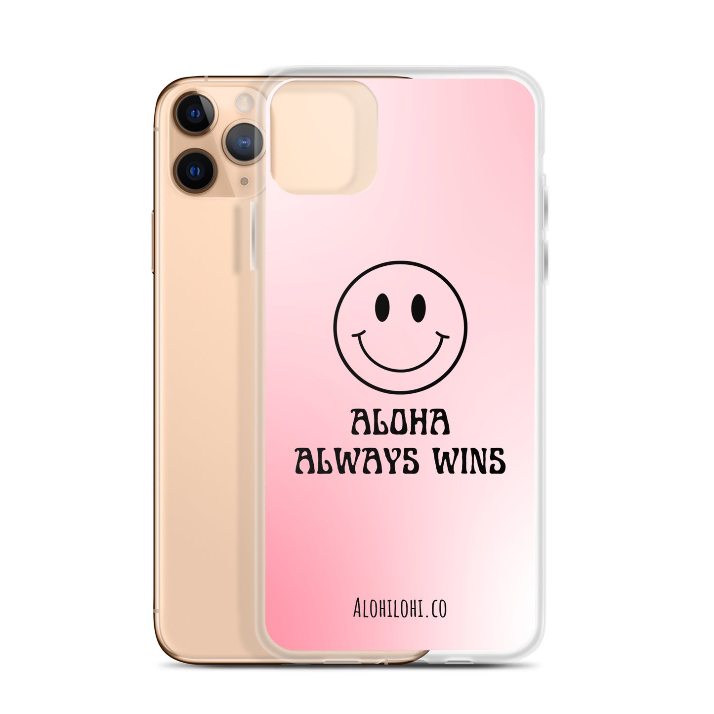 Aloha Always Wins (3) - Clear iPhone Case