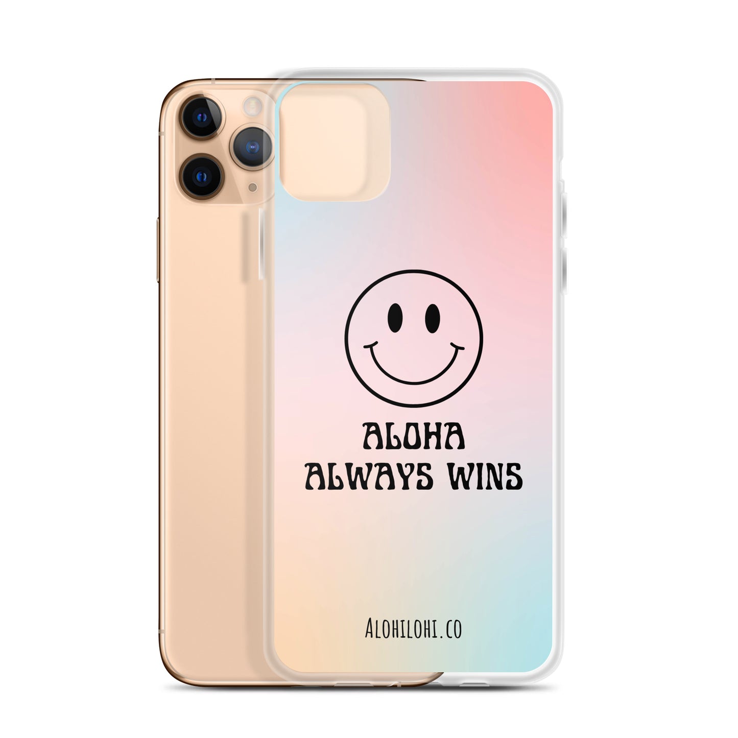 Aloha Always Wins (4) - Clear iPhone Case